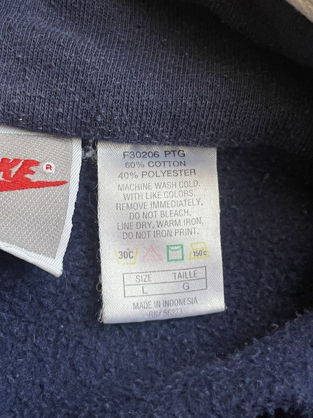 Nike × Vintage Nike vintage early 1990’s zip-up big back logo jacket Size US L / EU 52-54 / 3 - 10 Thumbnail