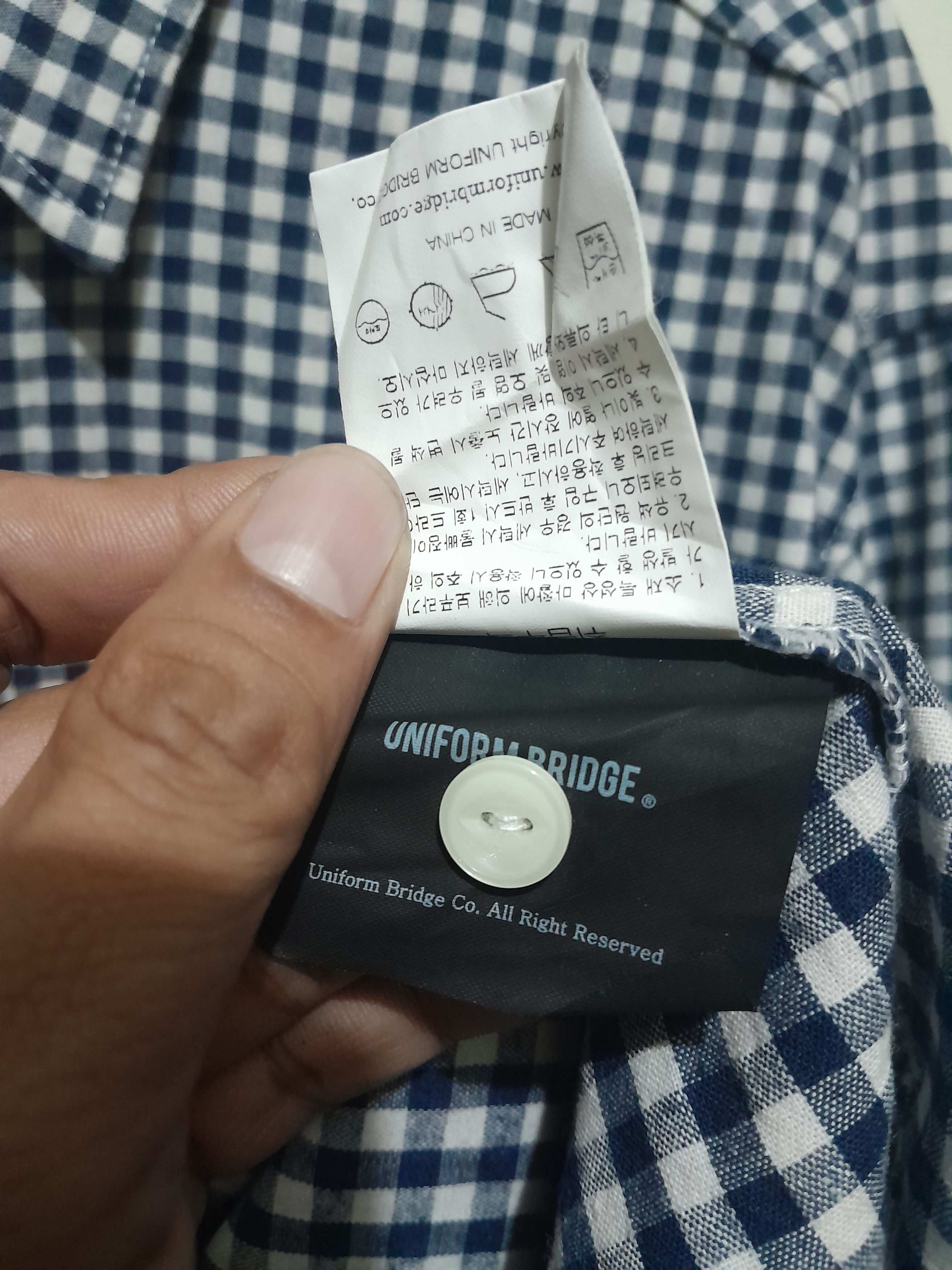 Japanese Brand × Uniform Bridge Uniform Bridge check single pocket shirt Size US L / EU 52-54 / 3 - 5 Thumbnail