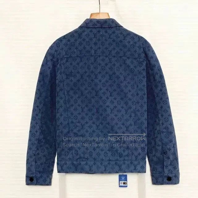 Louis Vuitton Louis Vuitton Logo Print Denim Jacket Men's. Size US L / EU 52-54 / 3 - 2 Thumbnail