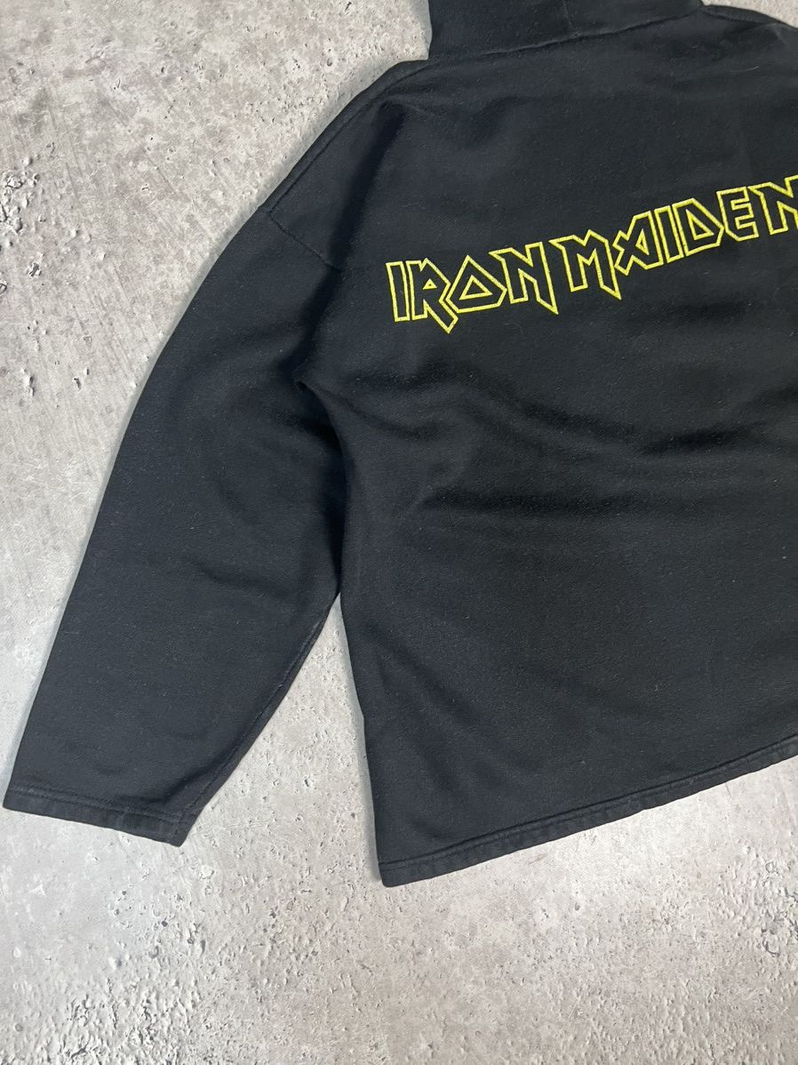 Band Tees × Iron Maiden × Vintage Iron Maiden Vintage 90s Hoodie Band Print Rock Streetwear Size US L / EU 52-54 / 3 - 12 Thumbnail