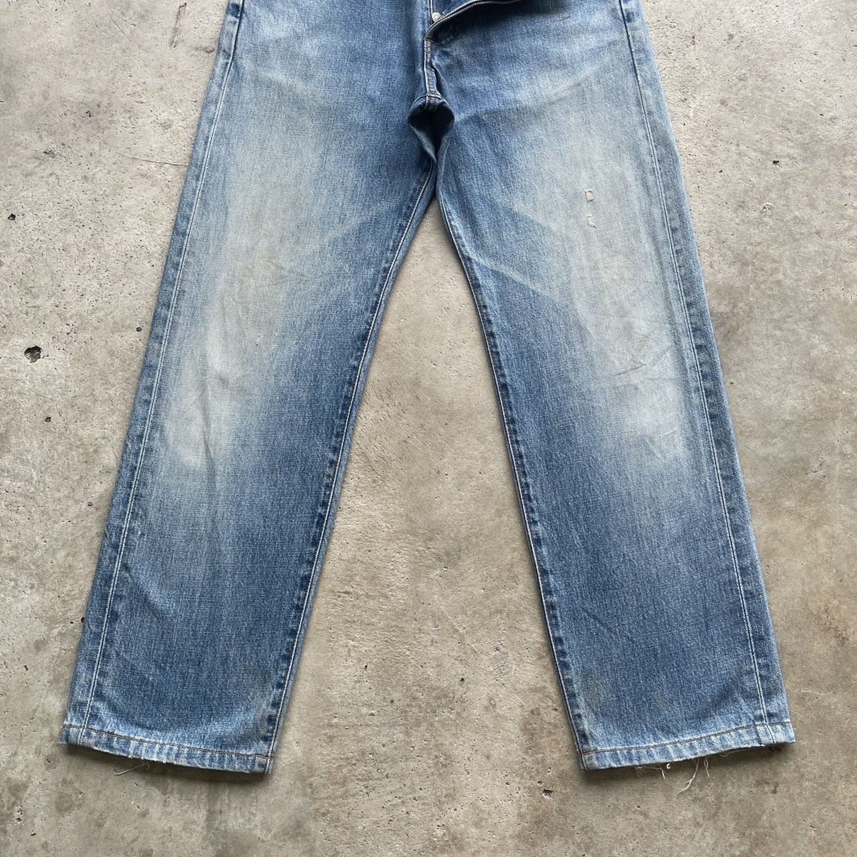 Edwin Vintage Edwin 503 Baggy Jeans Faded Denim Pants W28x28.5 Size US 28 / EU 44 - 4 Thumbnail