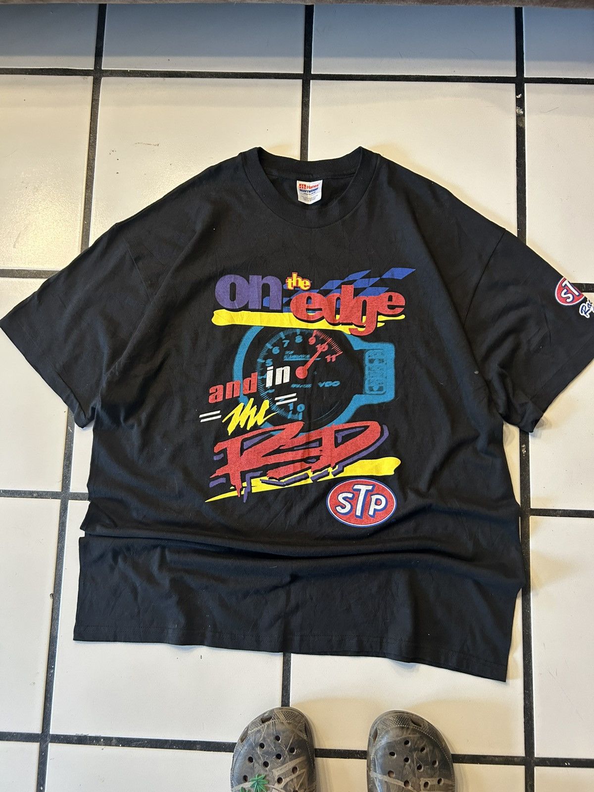 Vintage VINTAGE STP NASCAR TEE Size US XL / EU 56 / 4 - 1 Thumbnail