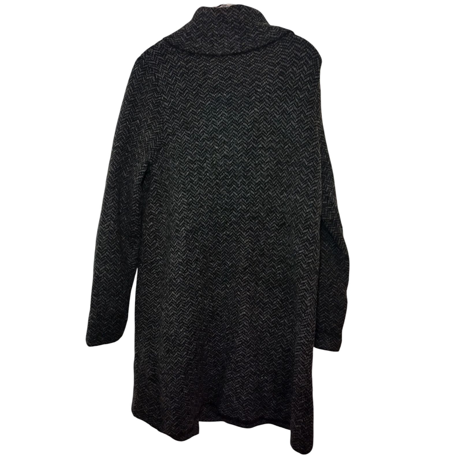 Jones New York Jones New York Coat Wool Blend Chevron Shawl Black SZ XL Size XL / US 12-14 / IT 48-50 - 13 Thumbnail
