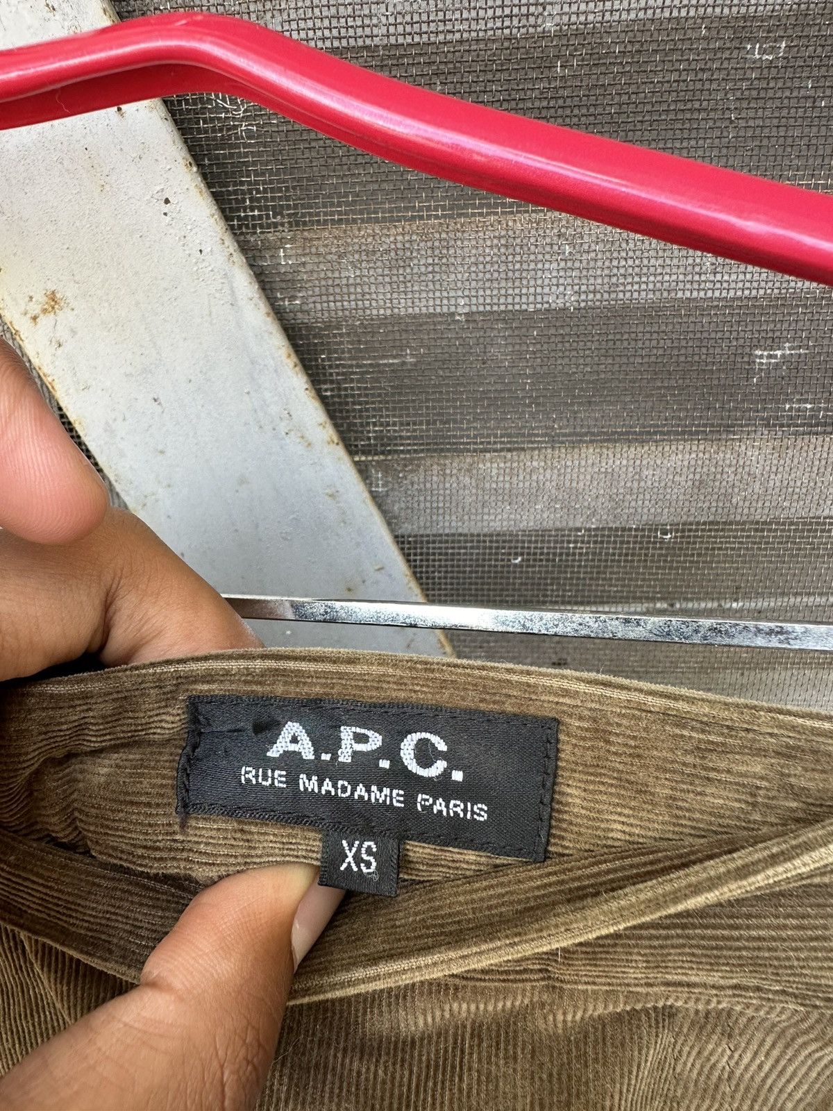 A.P.C. × Designer 👹A.P.C Brown Corduroy Skirt Size 24" / US 00 / IT 34 - 6 Thumbnail