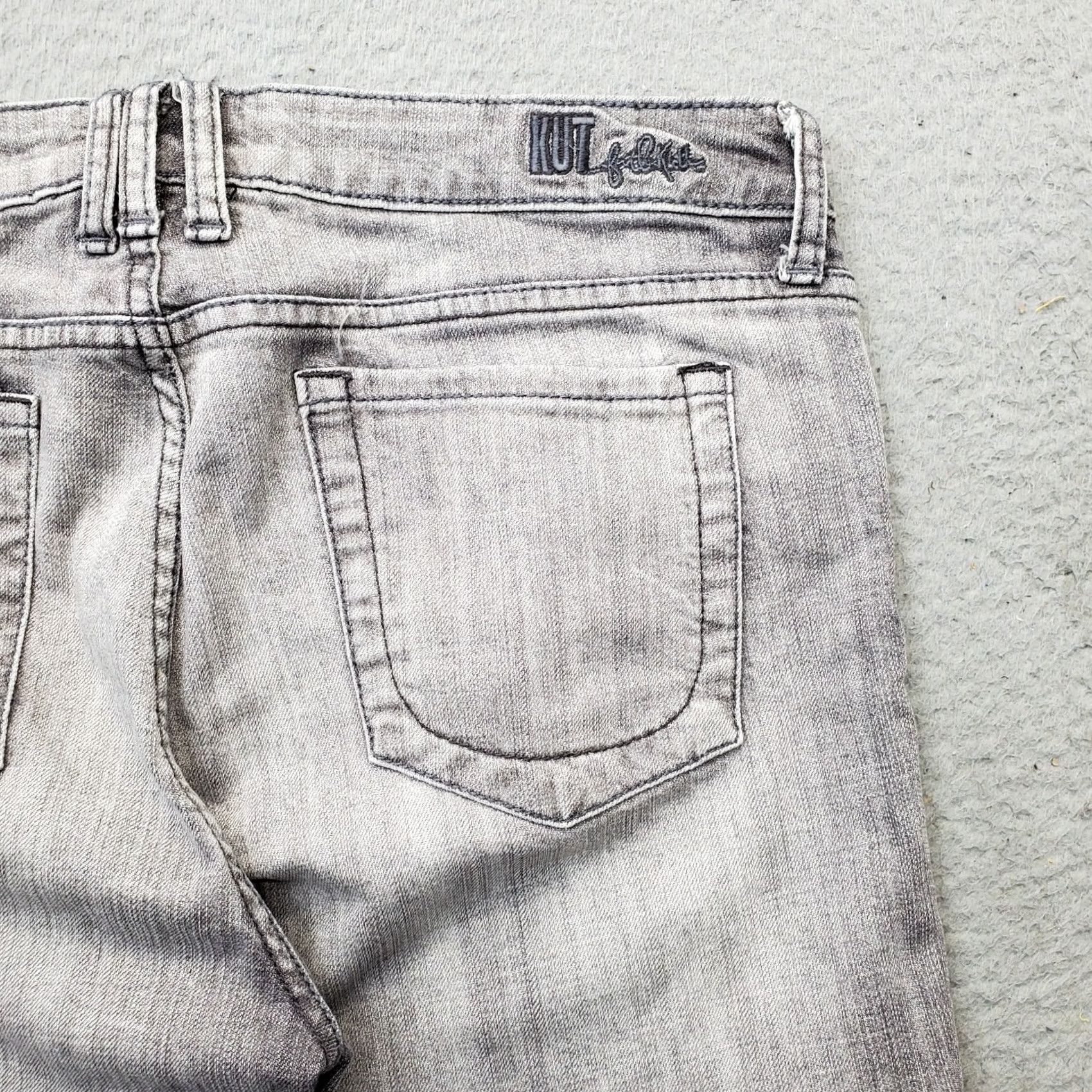 Vintage KUT from the Kloth Jeans Womens Size 12 Multi Denim Stretch Cotton Straight Leg Jeans Size 34" / US 12 / IT 48 - 8 Thumbnail