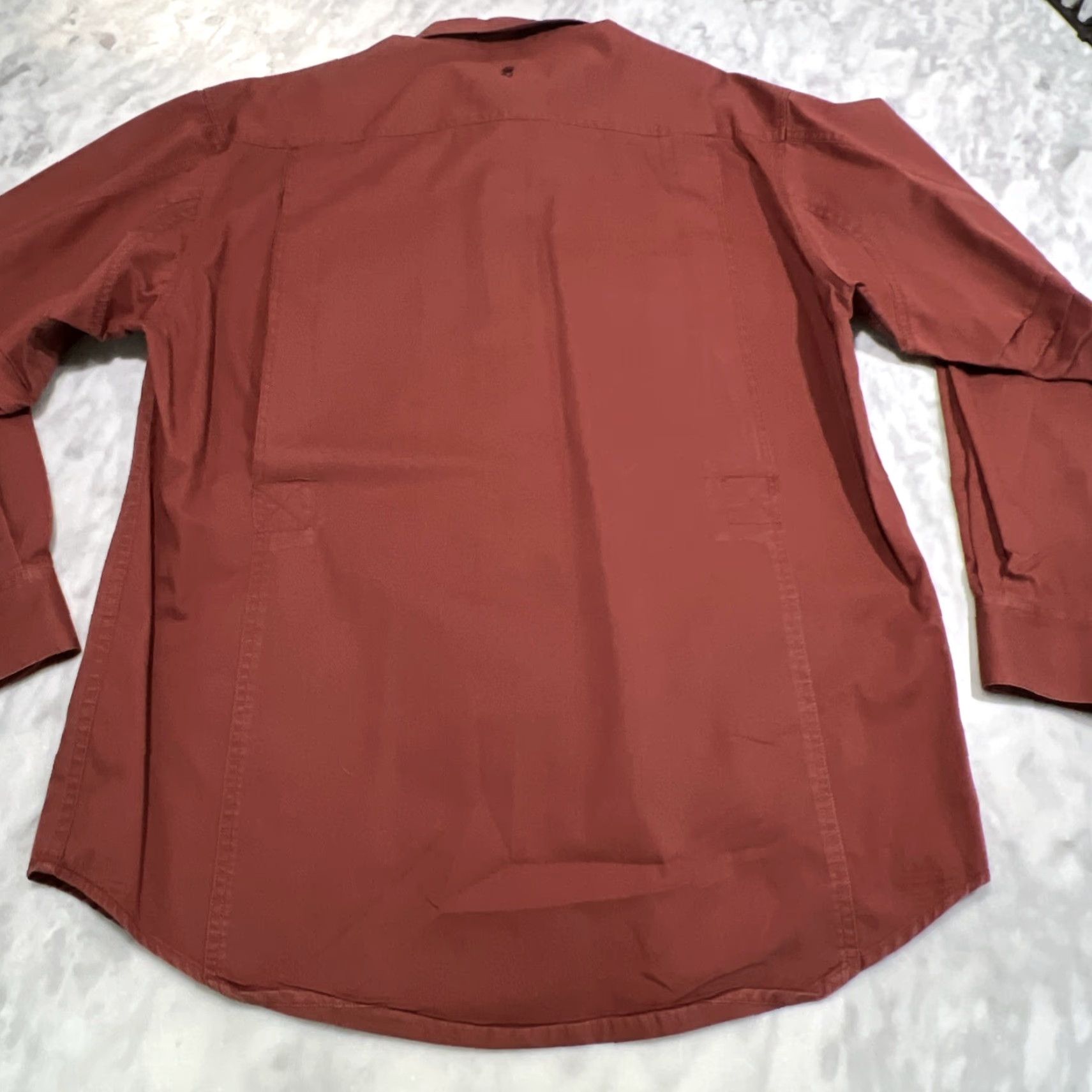 Vintage Browning Gold Men’s Button-Down Shirt Long Sleeve Cotton Pockets Fall Winter Spring Summer Regular M Brown Size US M / EU 48-50 / 2 - 6 Thumbnail