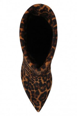 Saint Laurent Paris o1bcso1str1124 Niki Booties in Leopard Size US 8 / IT 38 - 4 Thumbnail