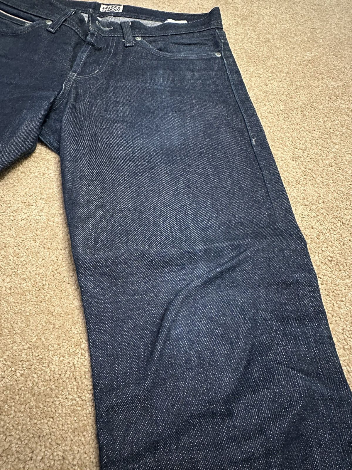 Naked & Famous Weird Guy Raw Denum Size US 29 - 2 Thumbnail