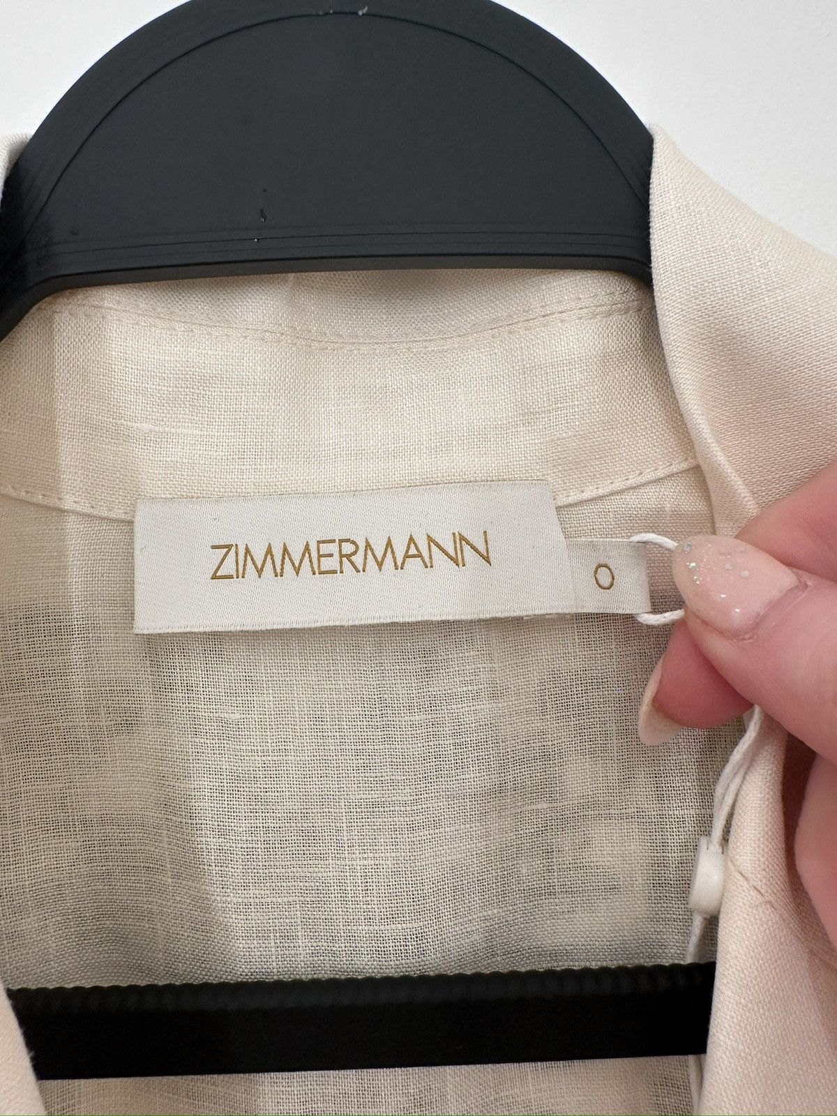 Zimmermann ZIMMERMANN SHIRT MINI DRESS Size S / US 4 / IT 40 - 10 Thumbnail