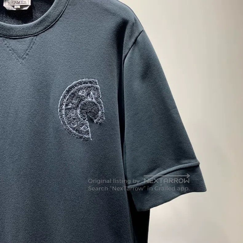 Hermes Hermes Cotton short-sleeve T-shirt Size US XL / EU 56 / 4 - 5 Thumbnail