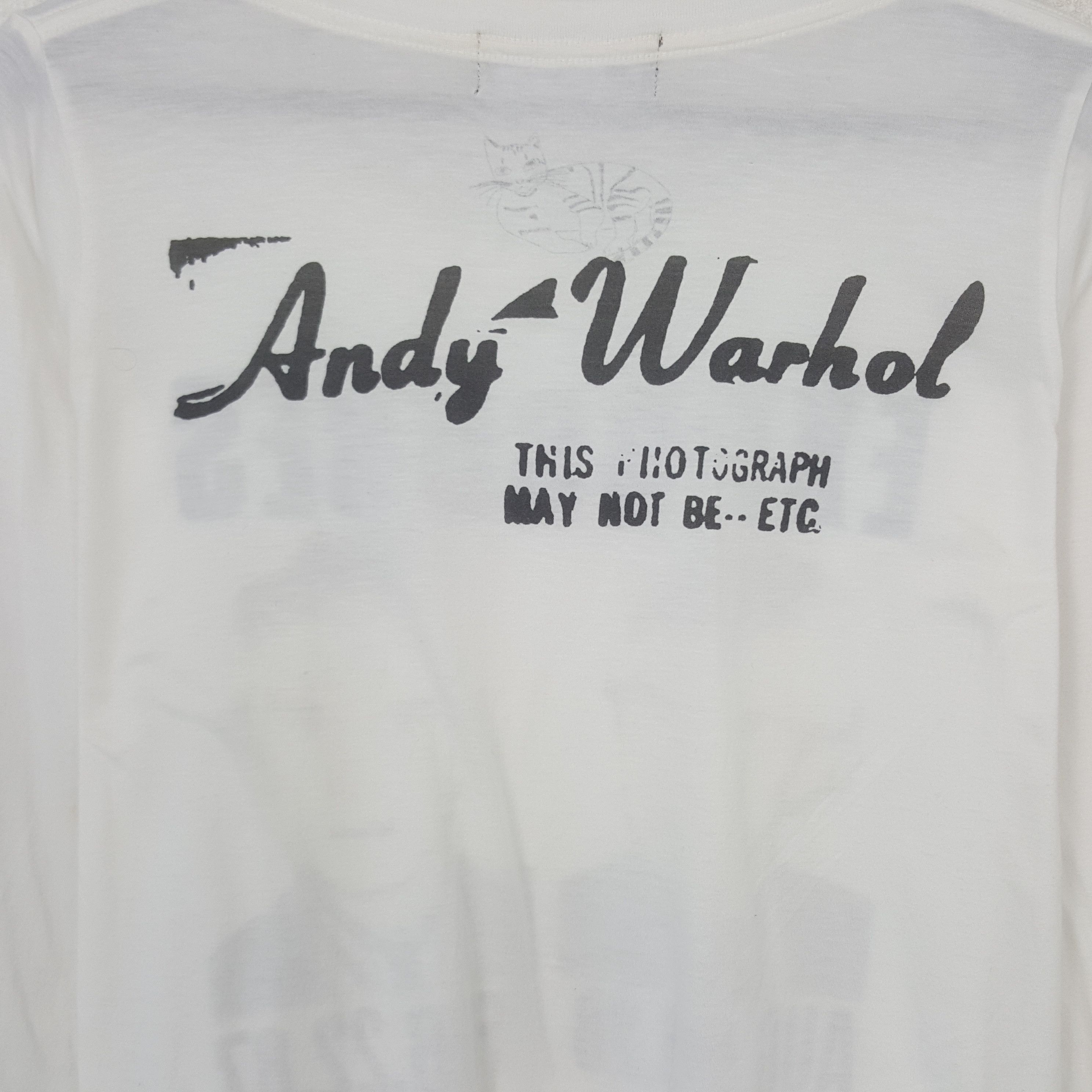 Band Tees Vintage Andy Warhol by Hysteric x Exposures Tshirt Size US S / EU 44-46 / 1 - 4 Thumbnail