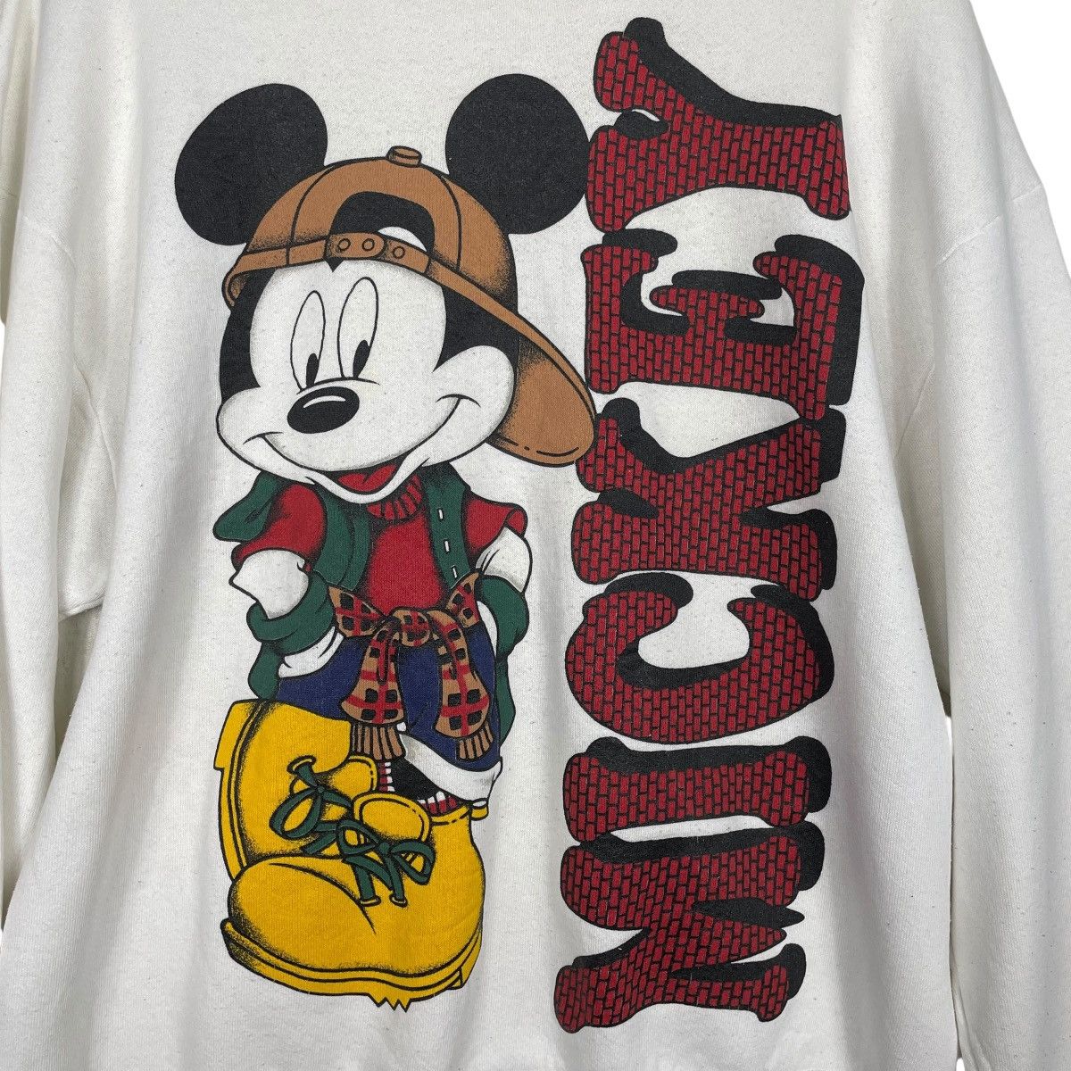 Mickey Mouse Vintage Mickey Mouse Big Print Sweatshirt Size US L / EU 52-54 / 3 - 10 Thumbnail