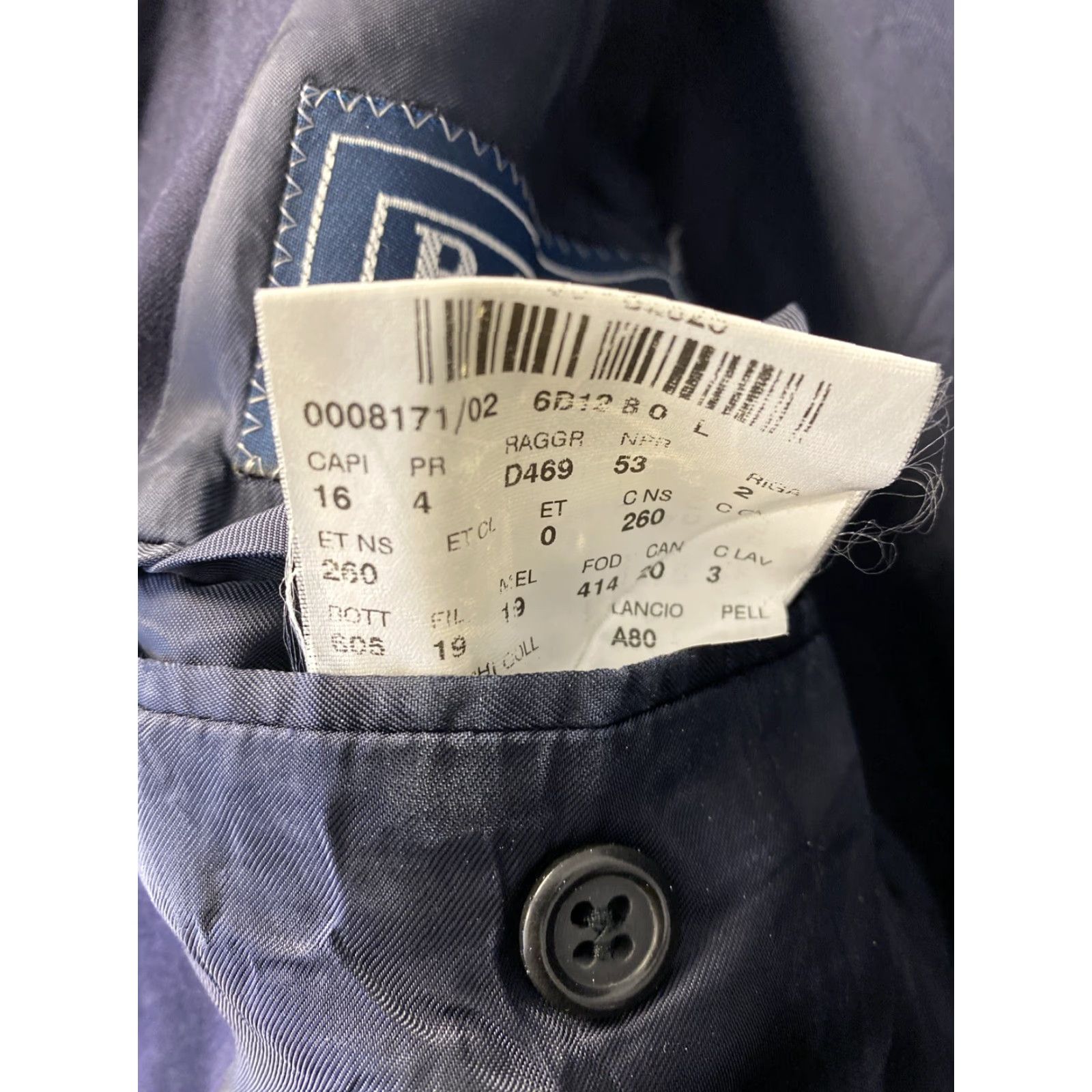Polo Ralph Lauren Polo Ralph Lauren Blazer Jacket Men Navy 44L Wool Long Notch Lapel 2-Button 4-Button Sleeve Solid Sports Coat Regular Fit Size US XXL / EU 58 / 5 - 7 Thumbnail