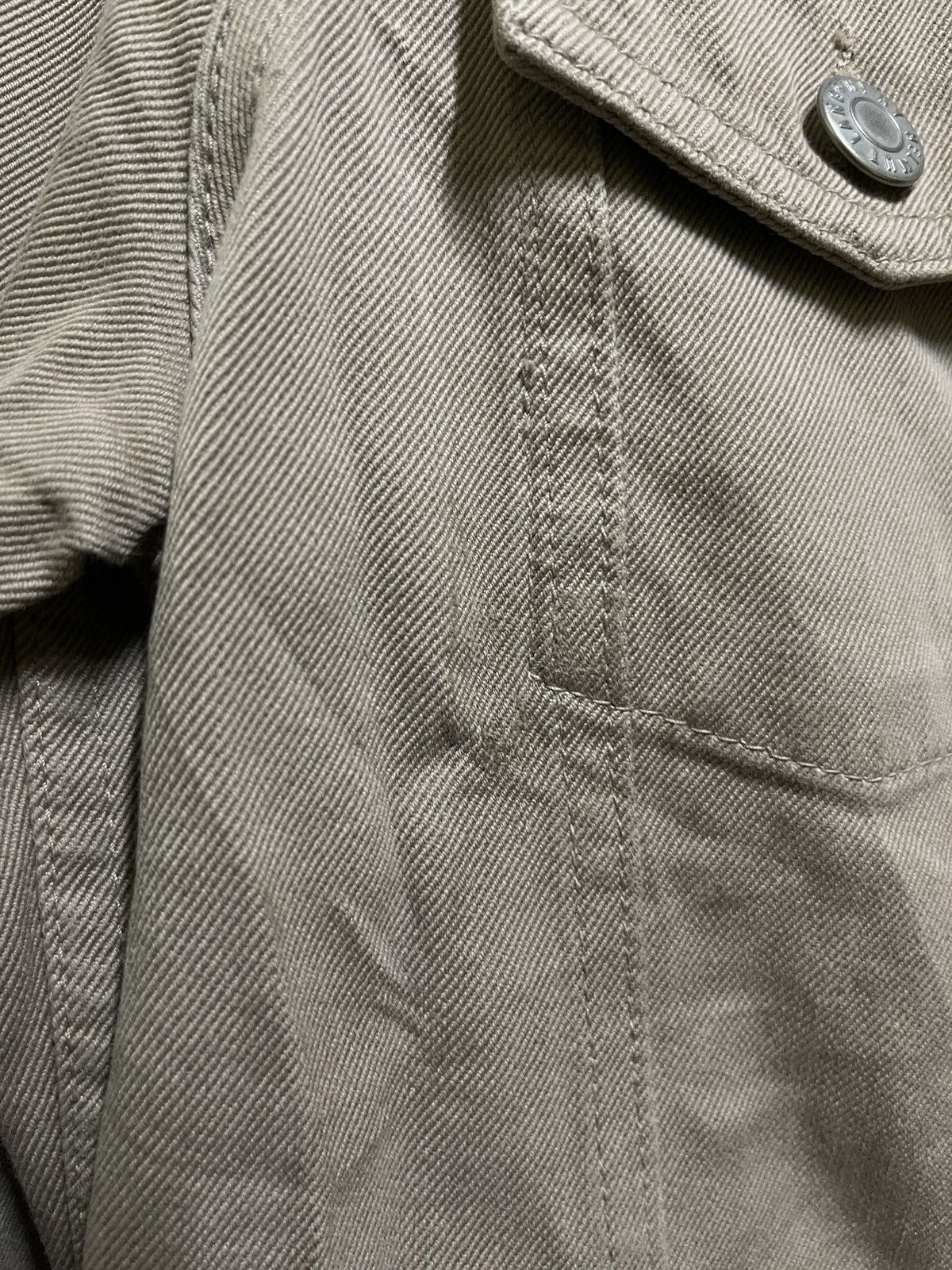Helmut Lang Helmut Lang Raw Silk Denim Jacket 40 Size US XXS / EU 40 - 5 Thumbnail