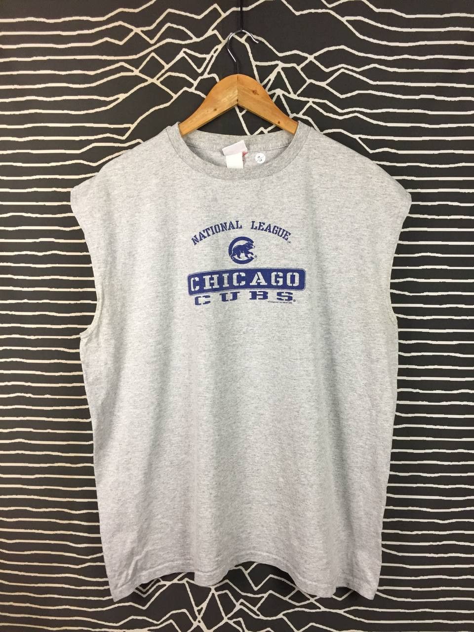 CSA Vtg 2005 Chicago Cubs National League Sleeveless Tee Size US XL / EU 56 / 4 - 1 Thumbnail