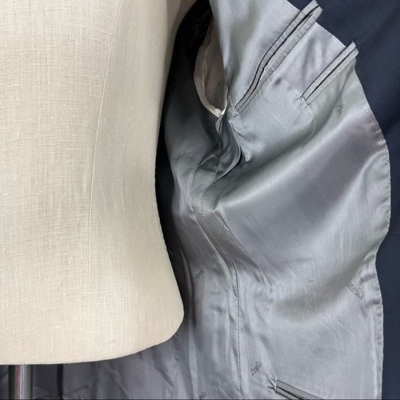 Zanella Zanella Wool 2 Button Sports Coat Blazer Size 44R - 7 Thumbnail