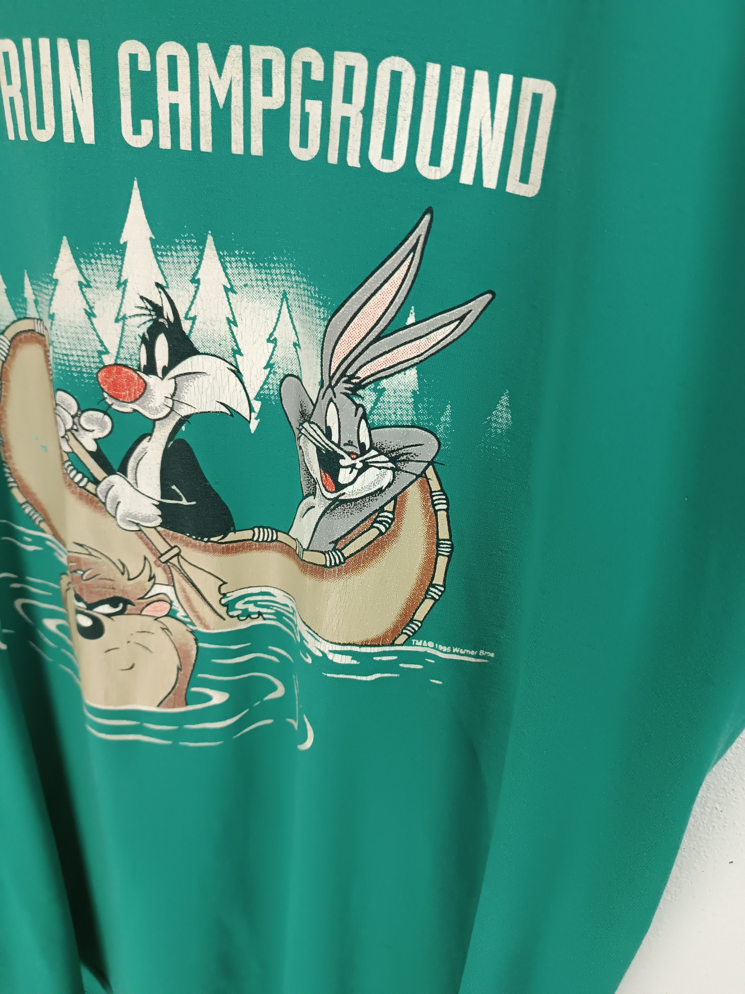 Vintage VINTAGE 1992 BEAR RUN CAMPGROUND LOONEY TUNES TAZ TWEETY Size US L / EU 52-54 / 3 - 10 Thumbnail