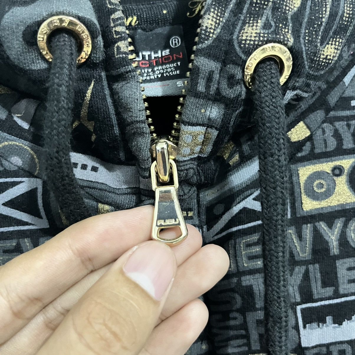 Fubu × Vintage FUBU Full-Zip Hoodie - All Over Print NYC 1992 Size US S / EU 44-46 / 1 - 10 Thumbnail