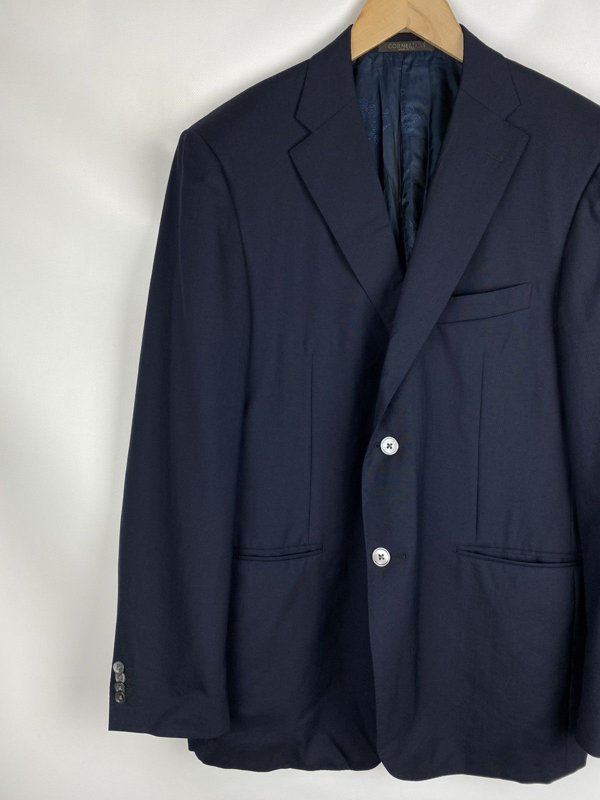 Corneliani Corneliani 100’s ExtraFine Wool blazer jacket sportcoat Size 44R - 2 Thumbnail