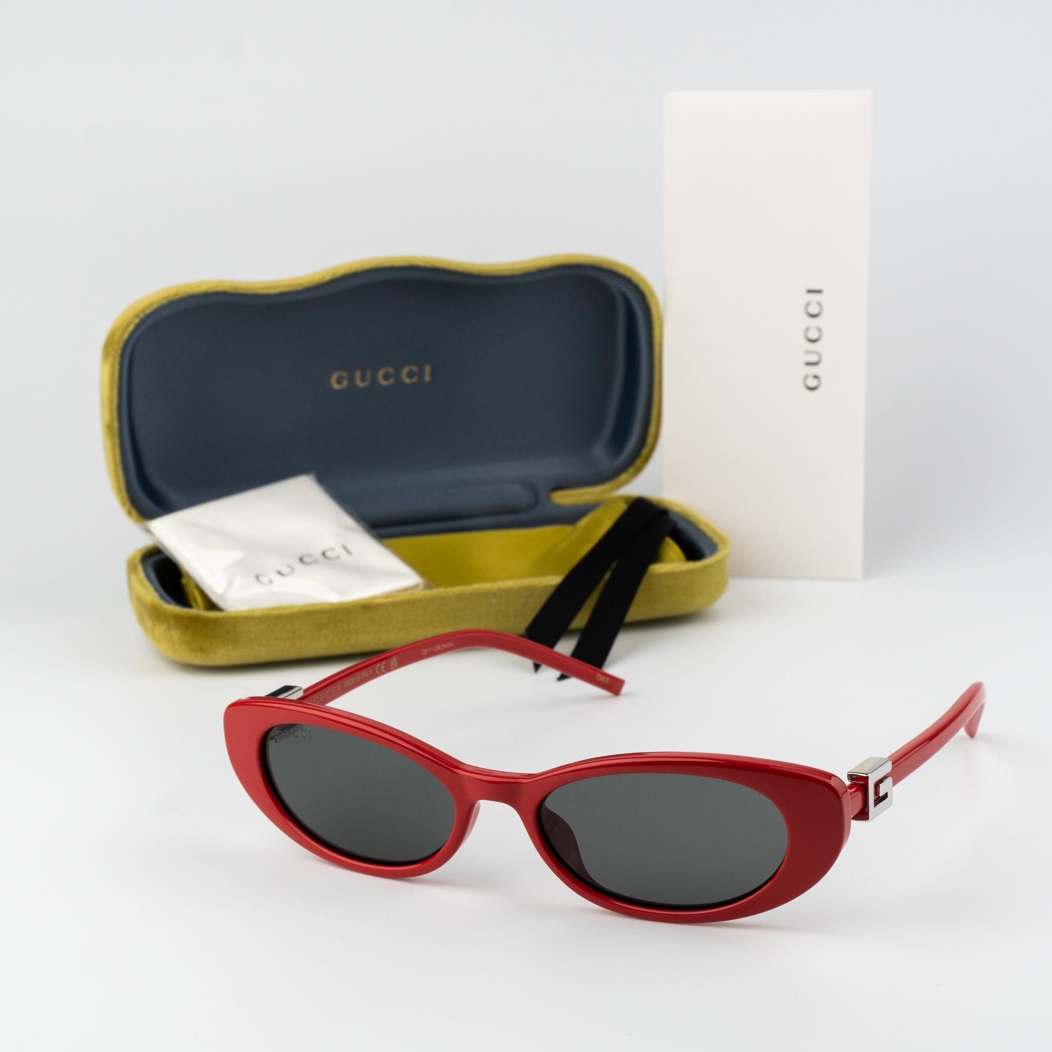 Gucci Gucci Women Sunglasses Cat Eye GG1680S 005 BRAND NEW Size ONE SIZE - 9 Thumbnail