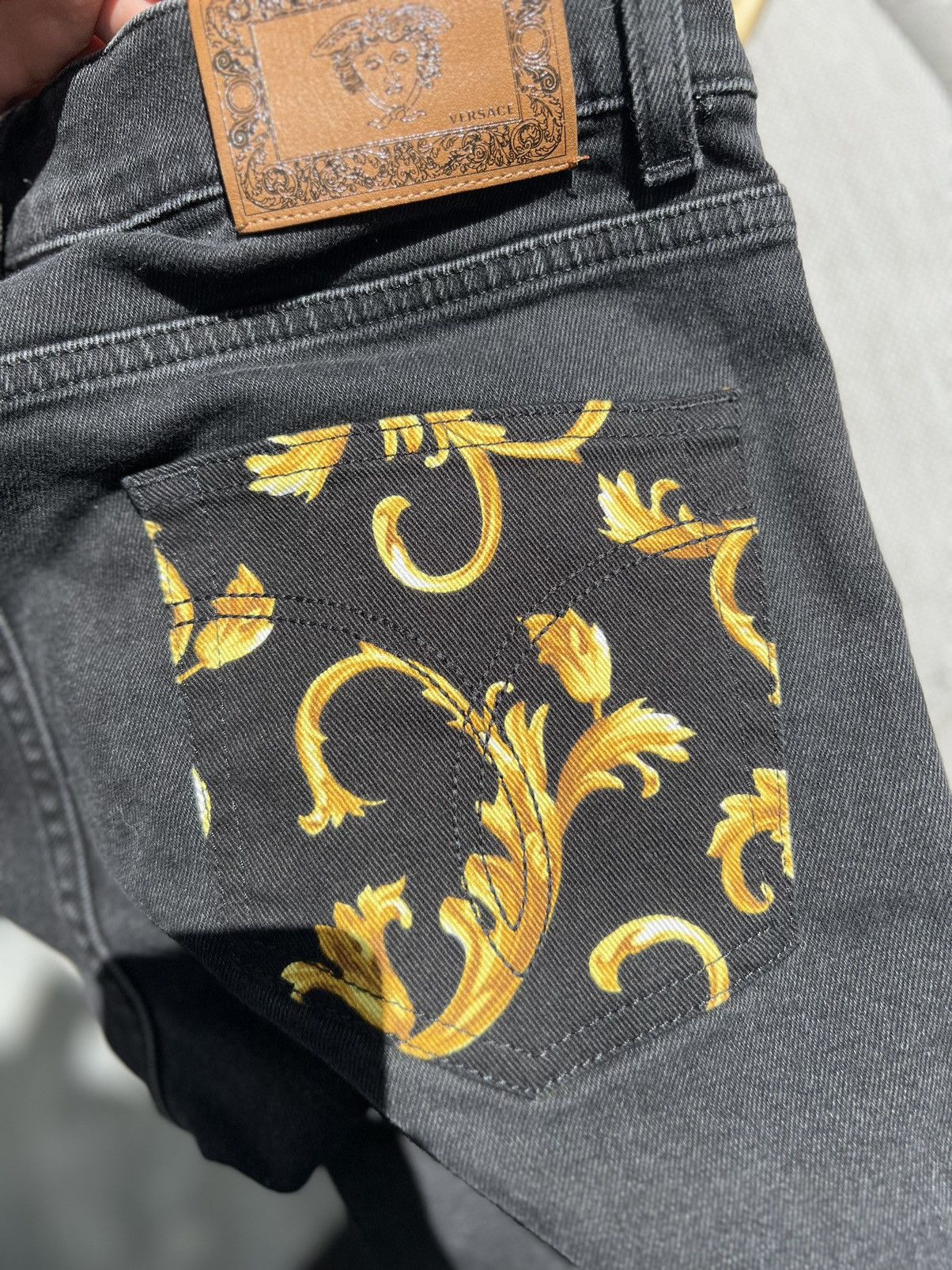 Versace Versace Jeans with Gold Detailing Size 31 Size US 31 - 11 Thumbnail