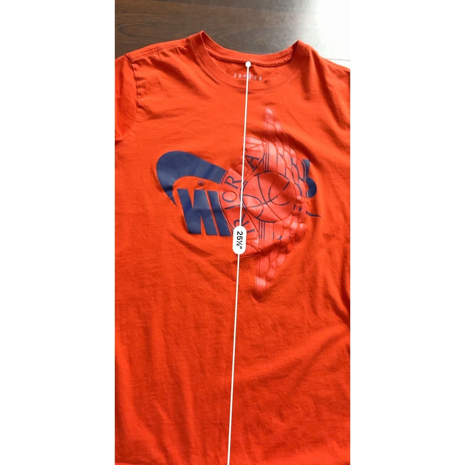 Jordan Brand Nike Air Jordan Basketball Shirt Swoosh Logo Men's Sz Medium Size US M / EU 48-50 / 2 - 8 Thumbnail