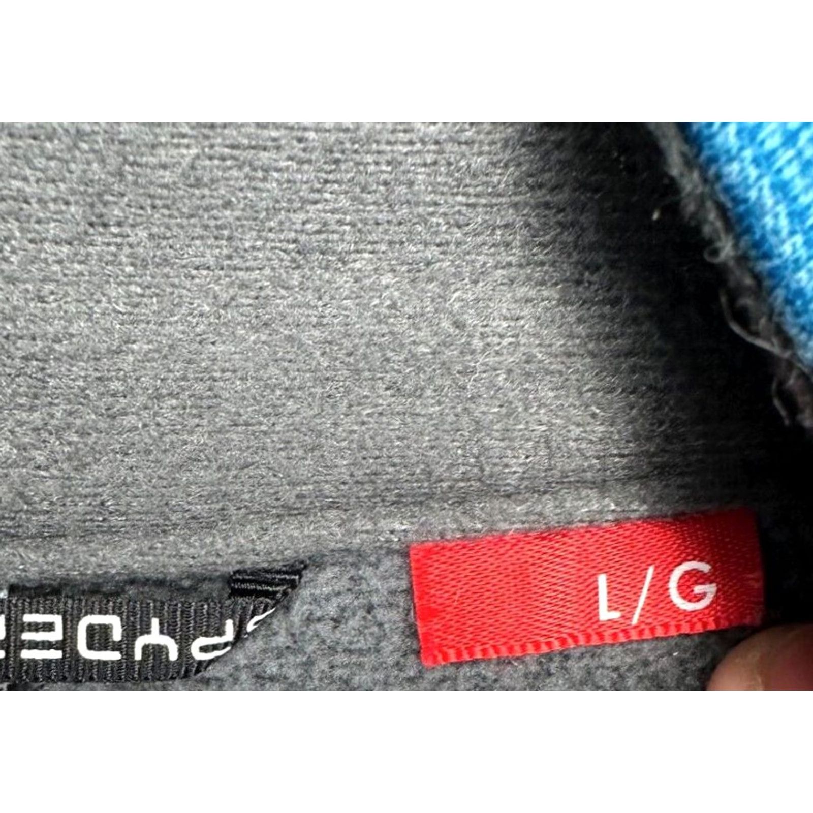 Spyder Spyder Sweatshirt Pullover Adult Large Blue Fleece Lined Mock Neck Raglan 1/4 Zip Logo Embroidered Mens Size US L / EU 52-54 / 3 - 7 Thumbnail