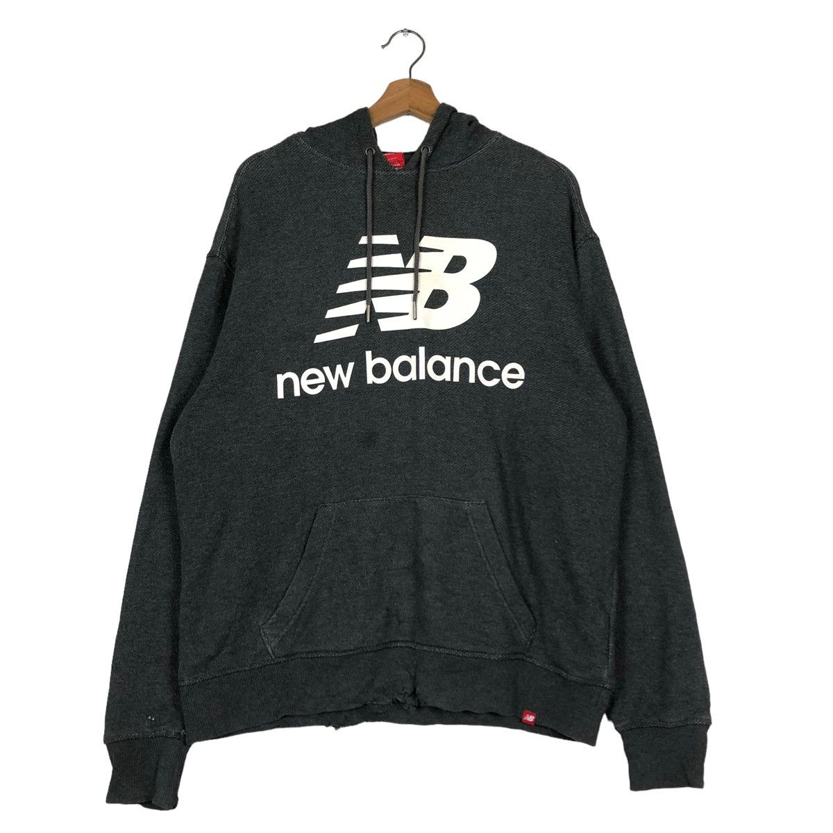 Japanese Brand × Vintage 🔥VINTAGE HOODIE PULL OVER ANORAK NEW BALANCE BIG LOGO Size US S / EU 44-46 / 1 - 8 Thumbnail