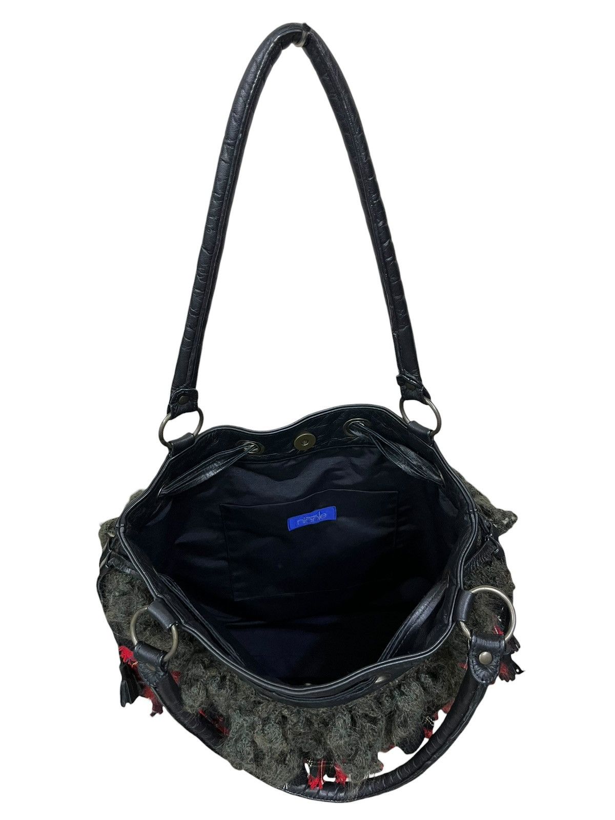 Matsuda Vintage Nicole Ruffle Punk Patchwork Tote Japan Rare Size ONE SIZE - 12 Thumbnail