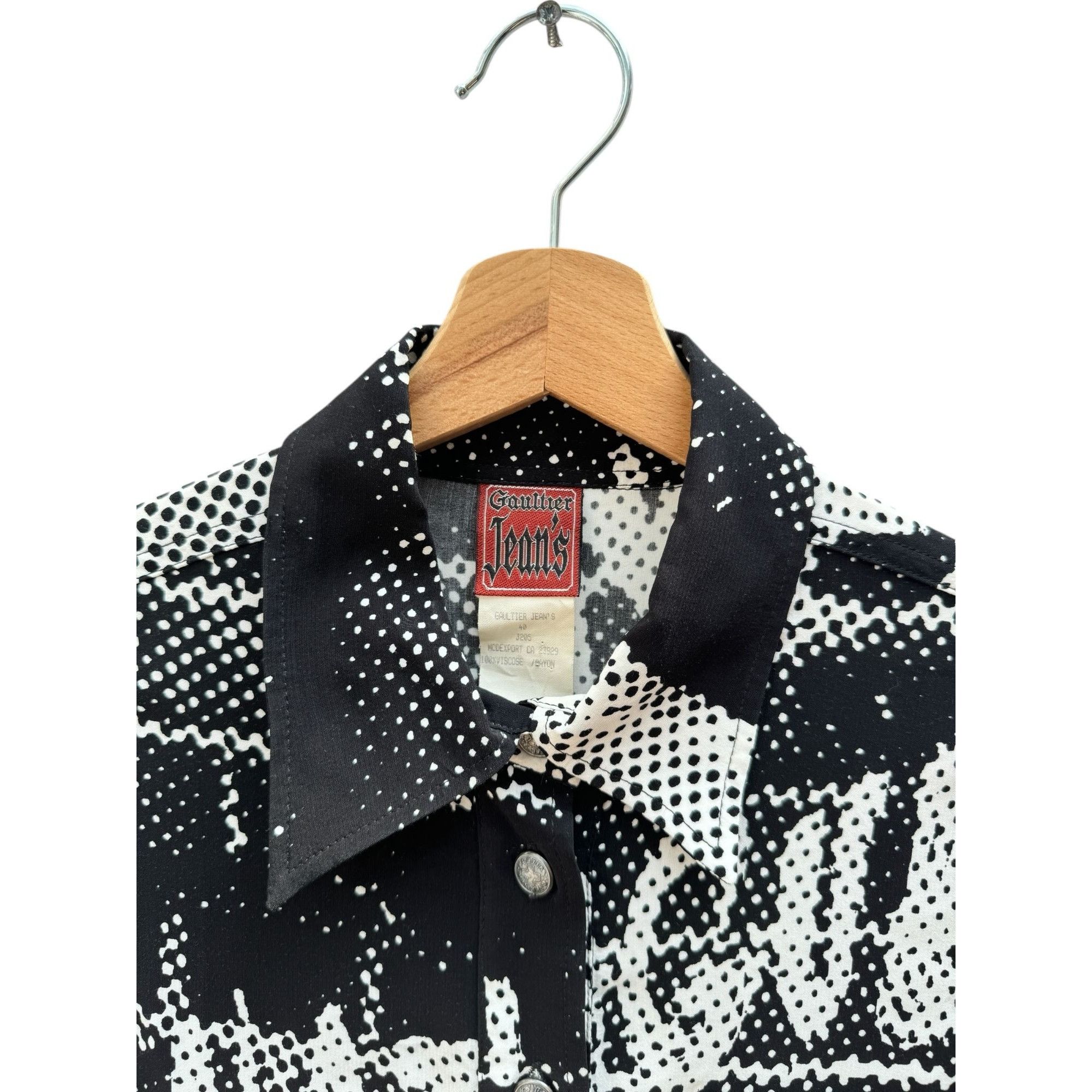 Jean Paul Gaultier Vintage Racism Protest Print Shirt Size M / US 6-8 / IT 42-44 - 2 Thumbnail