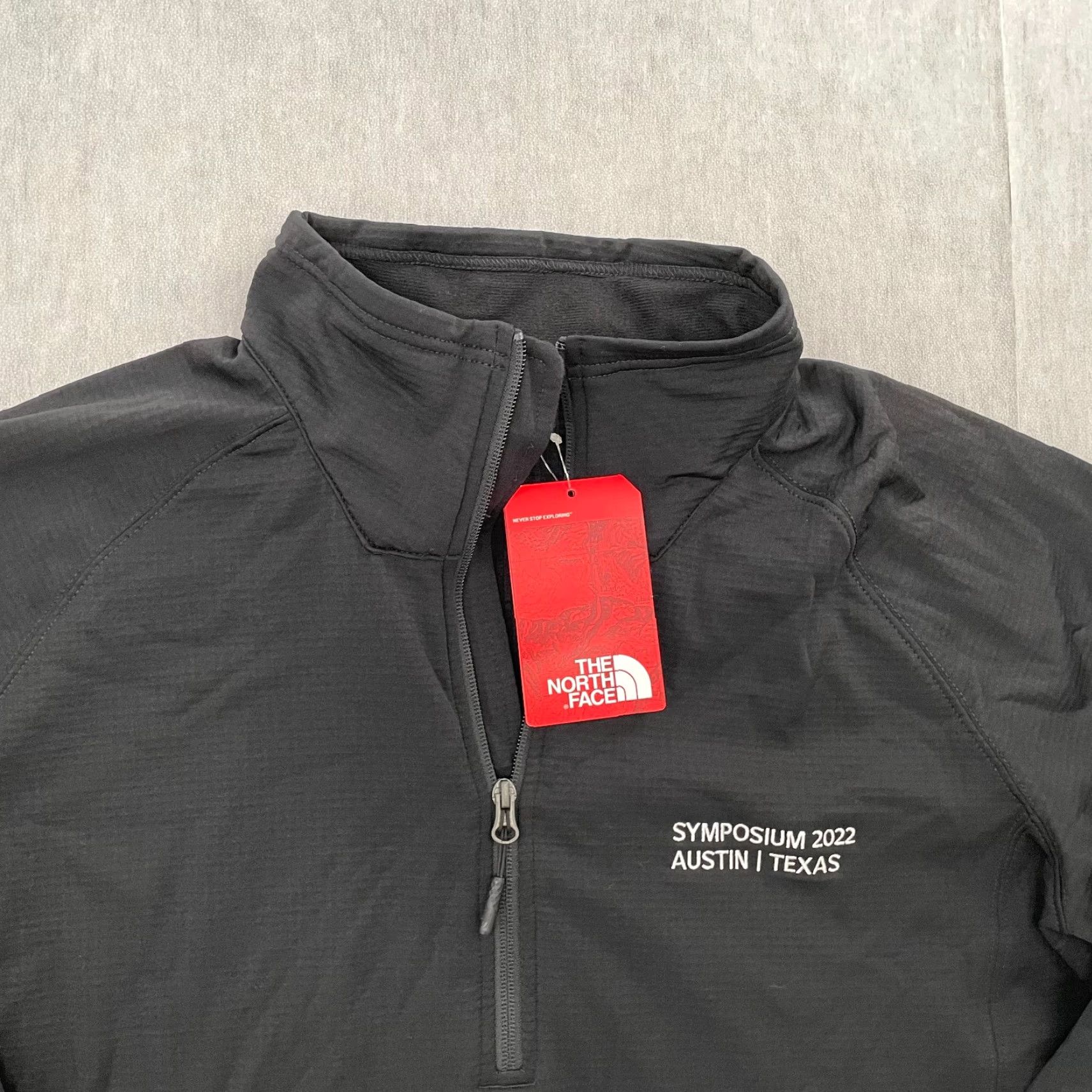 The North Face The North Face Sweater Adult XL Black Mountain Peaked 1/4 Zip Fleece Texas Mens Size US XL / EU 56 / 4 - 2 Thumbnail
