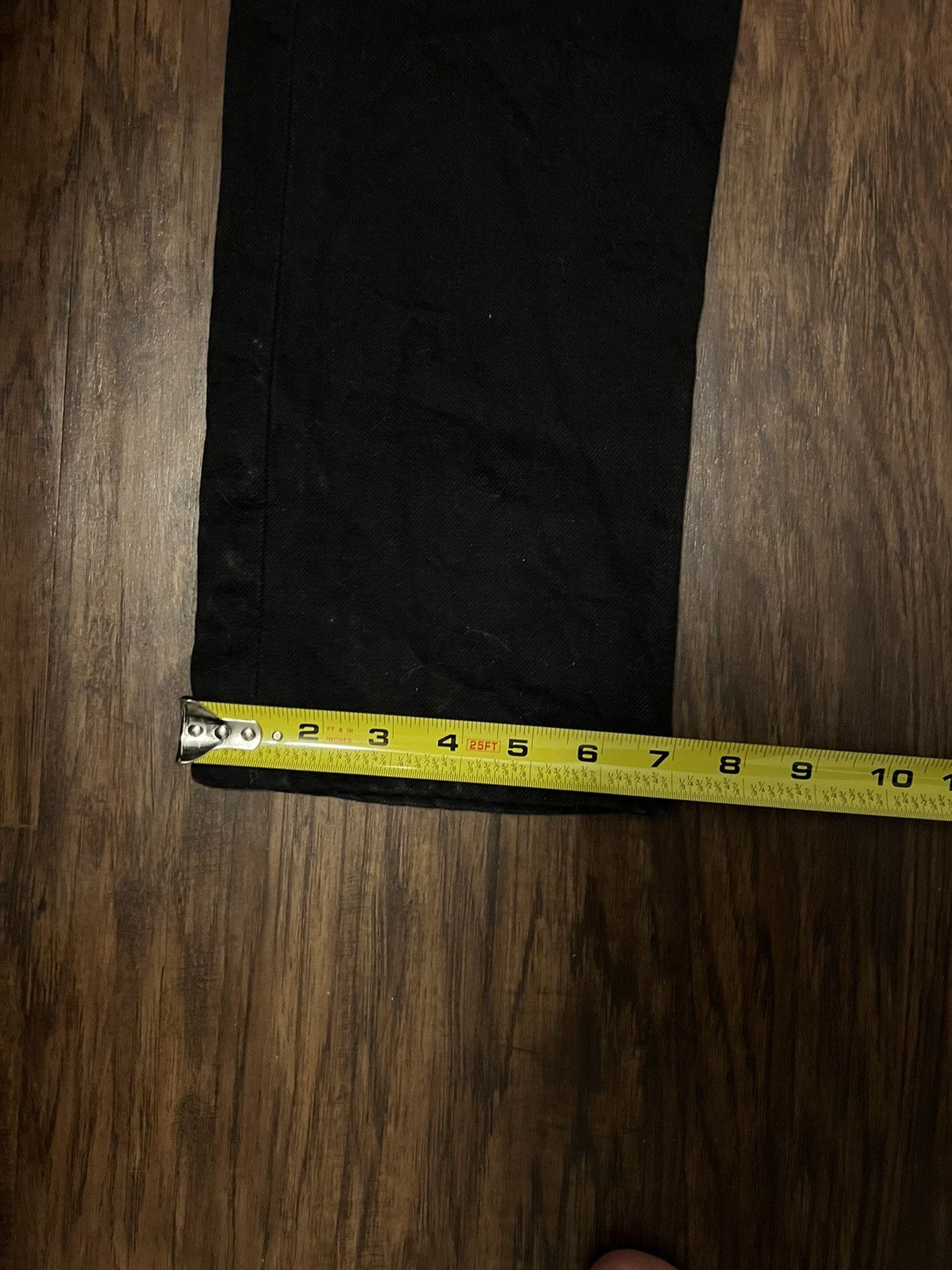 Naked & Famous Naked and Famous Solid Black Selvedge Jeans 30 31 Size US 31 - 11 Thumbnail