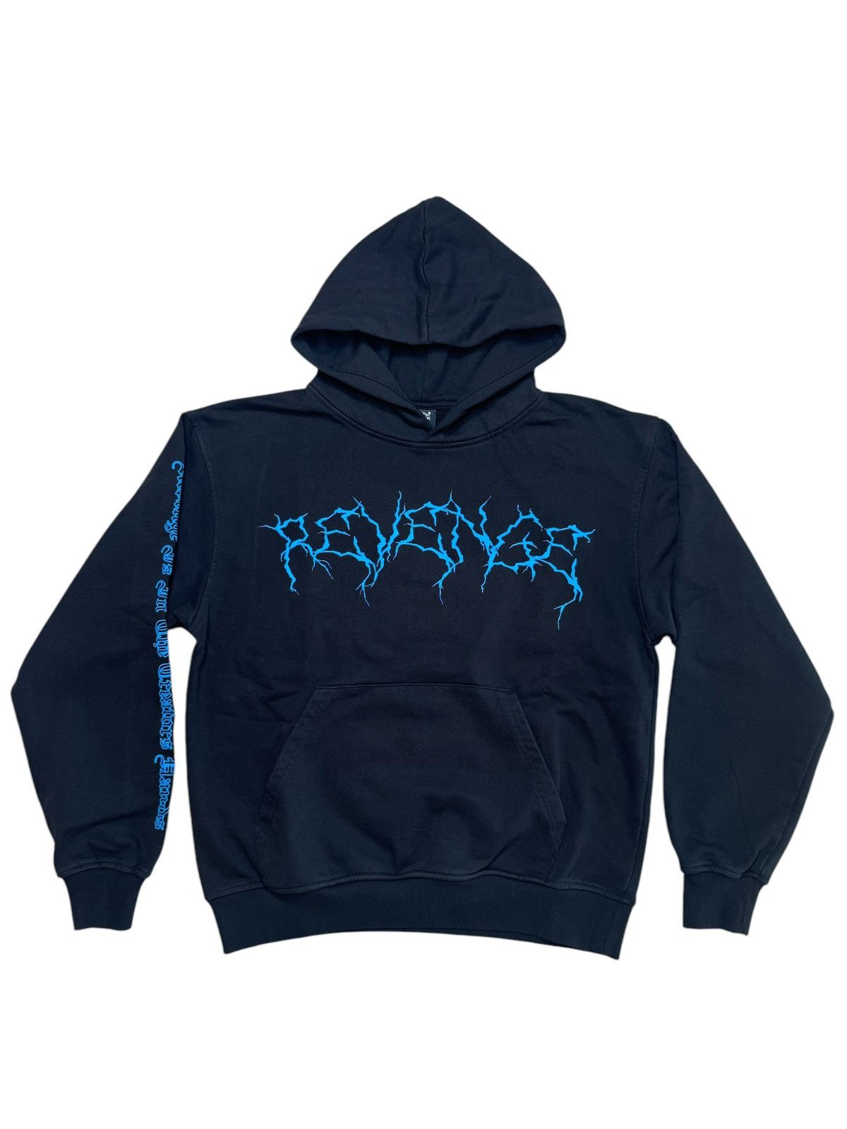 Revenge X Lightning Heartbreak Hoodie Black/Blue SIZE SMALL
