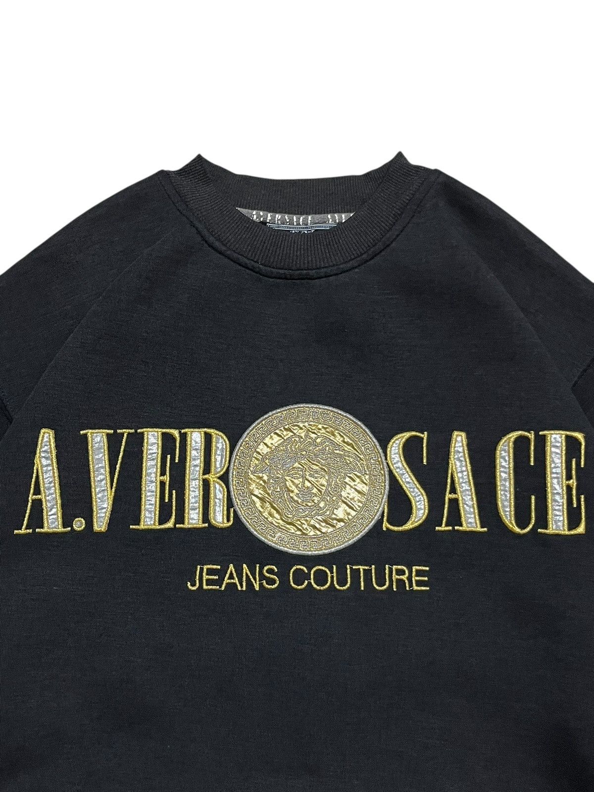 Versace Vintage Versace A Versace Medusa Embroidery Sweatshirt Size US M / EU 48-50 / 2 - 3 Thumbnail