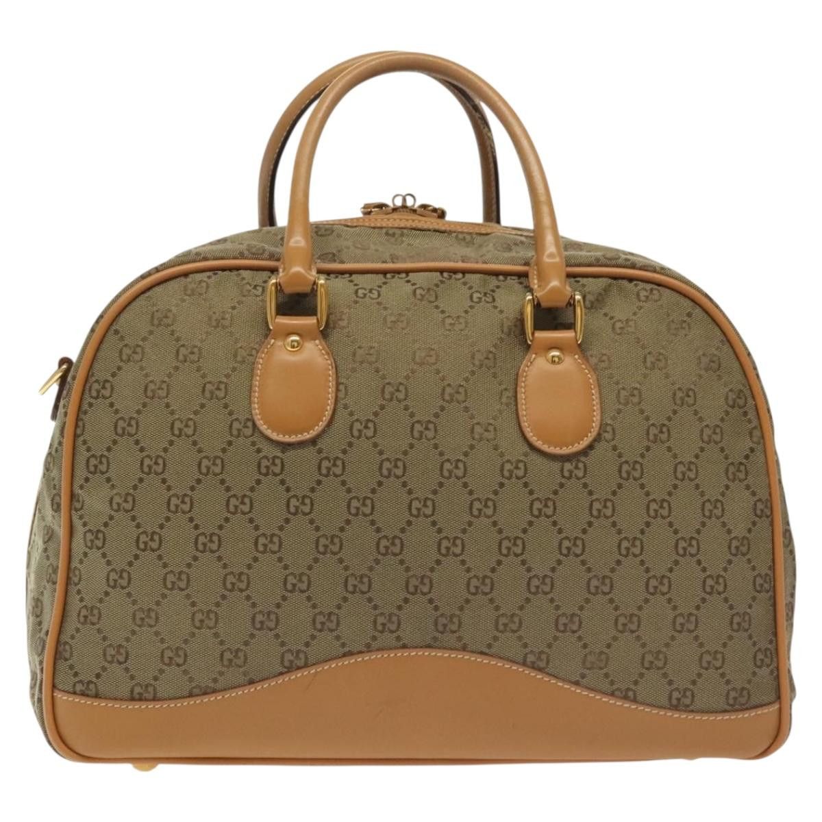 Gucci GUCCI GG Canvas Boston Bag Gold Beige 013 123 013 123 Size ONE SIZE - 2 Thumbnail