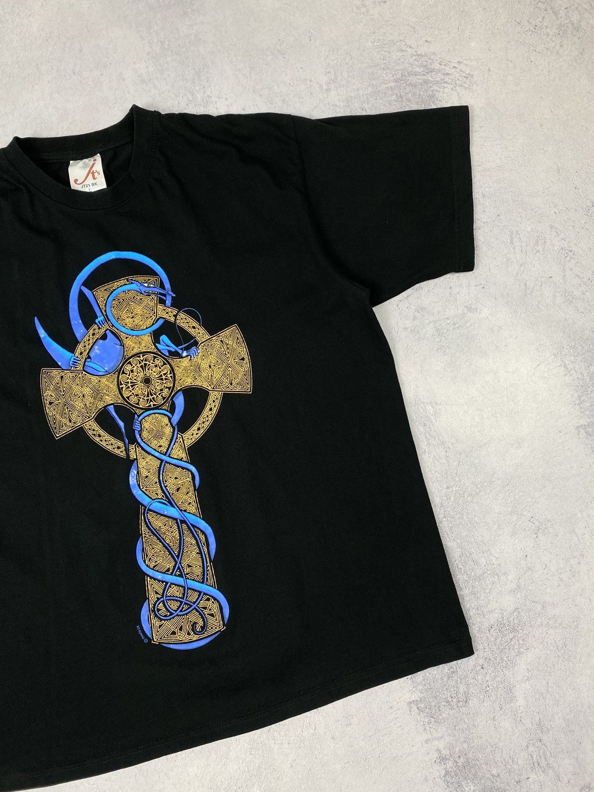 Vintage Vintage Hewlin Dragon Art Graphic Tee Size US L / EU 52-54 / 3 - 4 Thumbnail