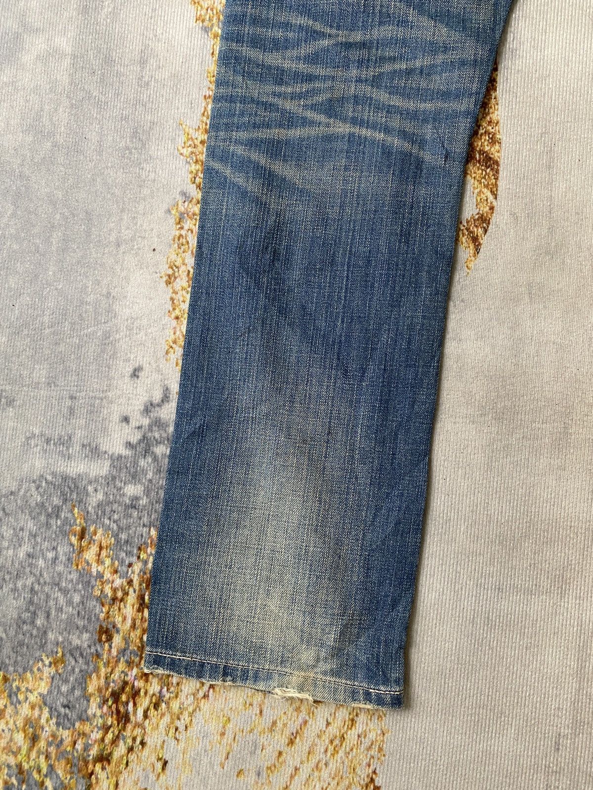 Japanese Brand Lime Inc Japan Usn Marine Patchwork Distressed Design Denim Size US 30 / EU 46 - 14 Thumbnail