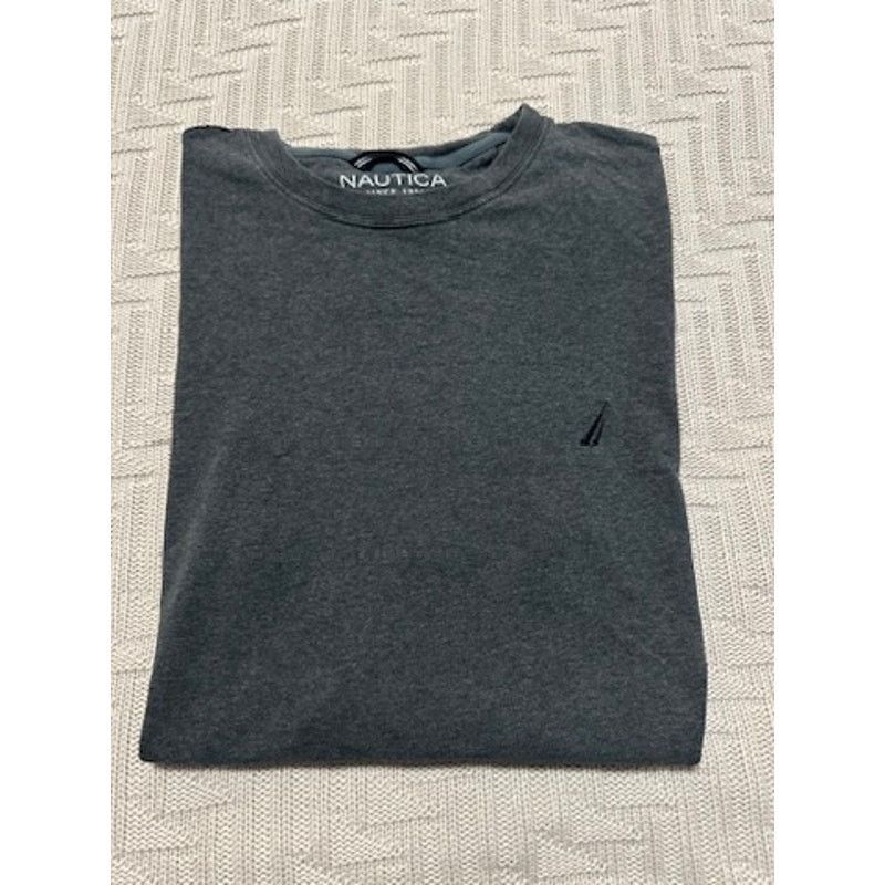 Nautica Nautica charcoal gray long sleeve tee size M Size US M / EU 48-50 / 2 - 1 Thumbnail