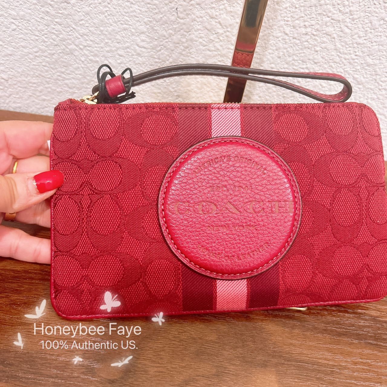 Coach Dempsey Large Corner Zip Wristlet C8841 Size ONE SIZE - 2 Thumbnail