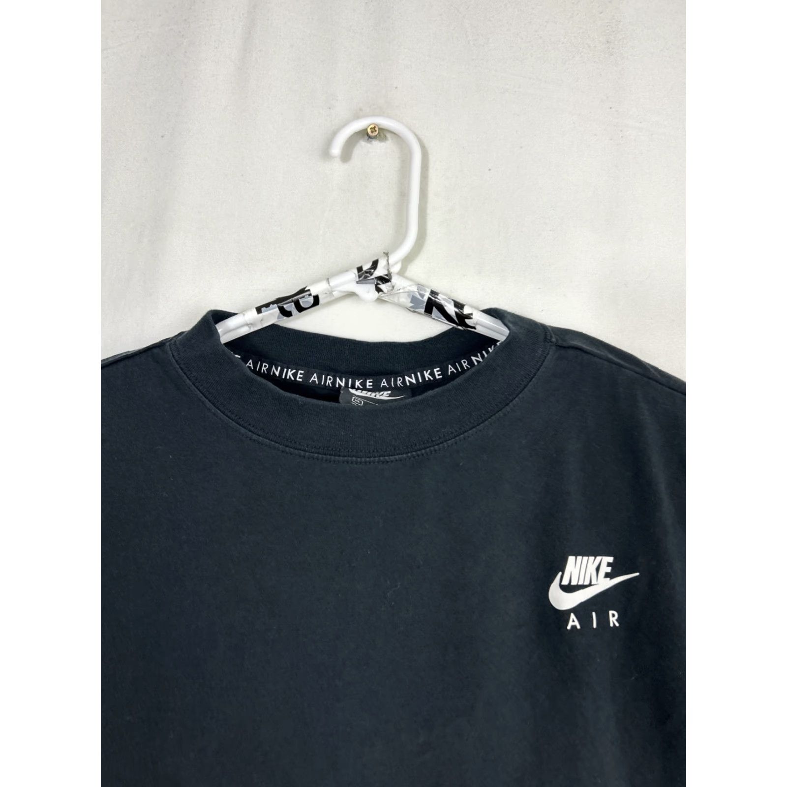 Nike Nike Air Logo Long Sleeve T Shirt Womens XL Black Regular Fit Oversized Breathable Activewear Logo CZ4020 010 Size XL / US 12-14 / IT 48-50 - 3 Thumbnail