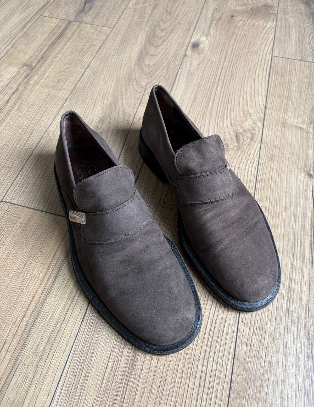 Versace Gianni Versace Vintage Nubuck Loafers Size US 6.5 / EU 39-40 - 15 Thumbnail