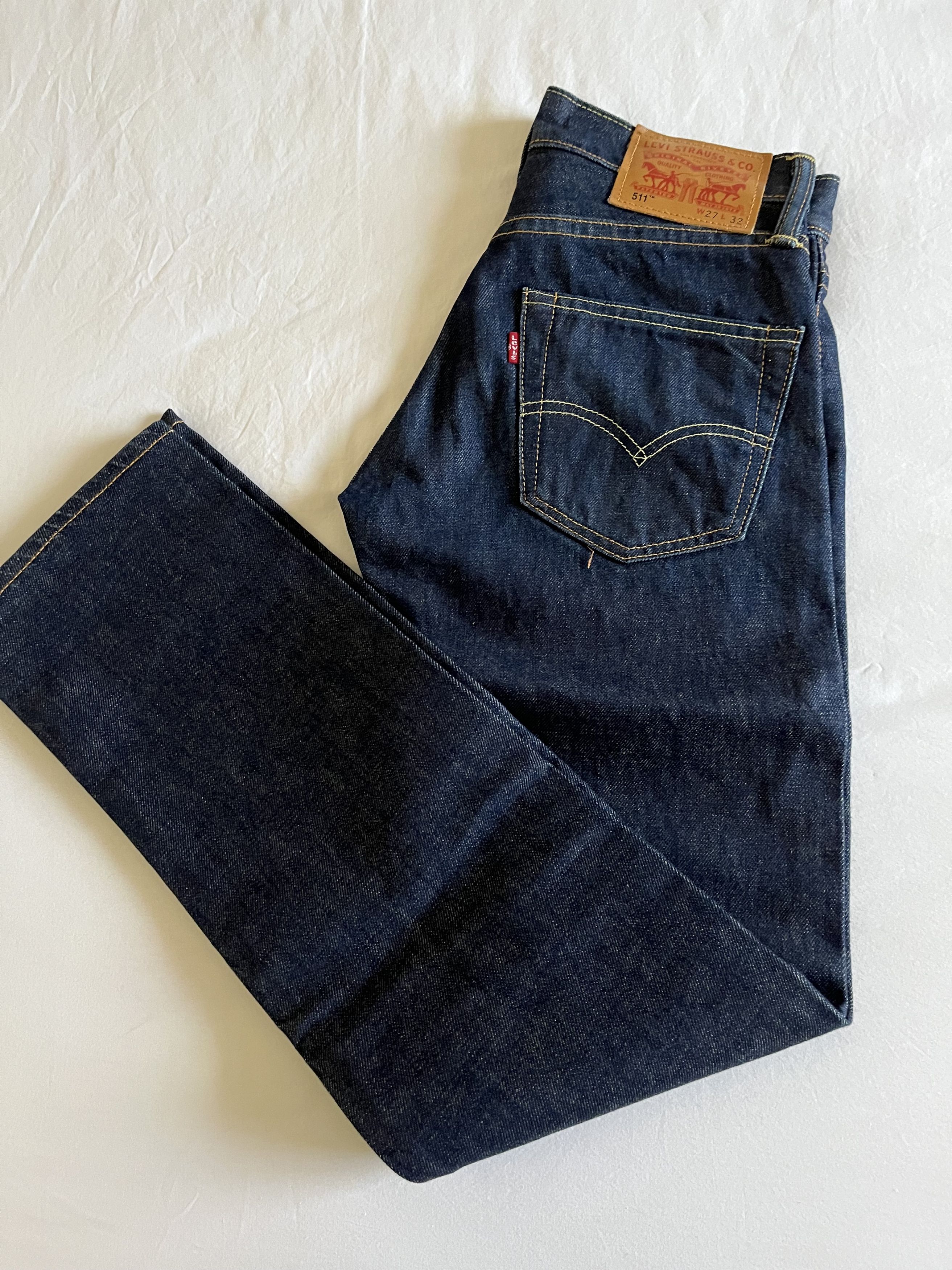 Levi's Levi's 511 White Oak Cone Denim 28 x 29 USA made Size US 27 - 2 Thumbnail