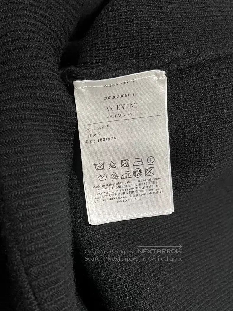Valentino Valentino Black sheep wool knitted cardigan Size S / US 4 / IT 40 - 7 Thumbnail