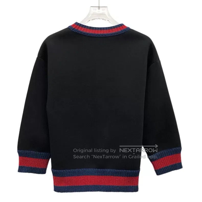 Gucci Gucci Black one arrow through the heart diamond print cott Size XXS / US 00 / IT 34 - 2 Thumbnail
