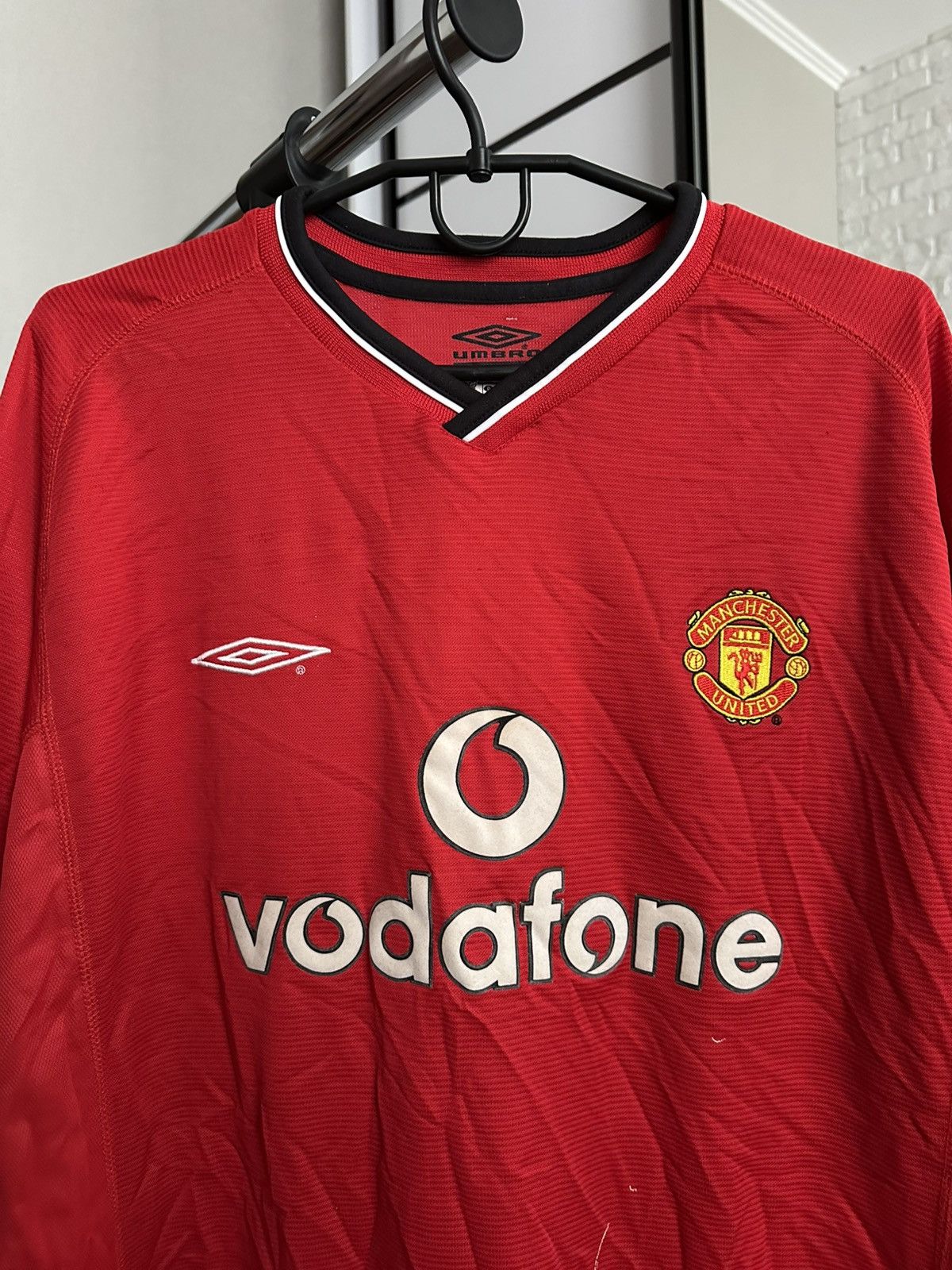 Umbro 2000/2002 Umbro Manchester United Vintage Soccer Jersey Size US XL / EU 56 / 4 - 6 Thumbnail