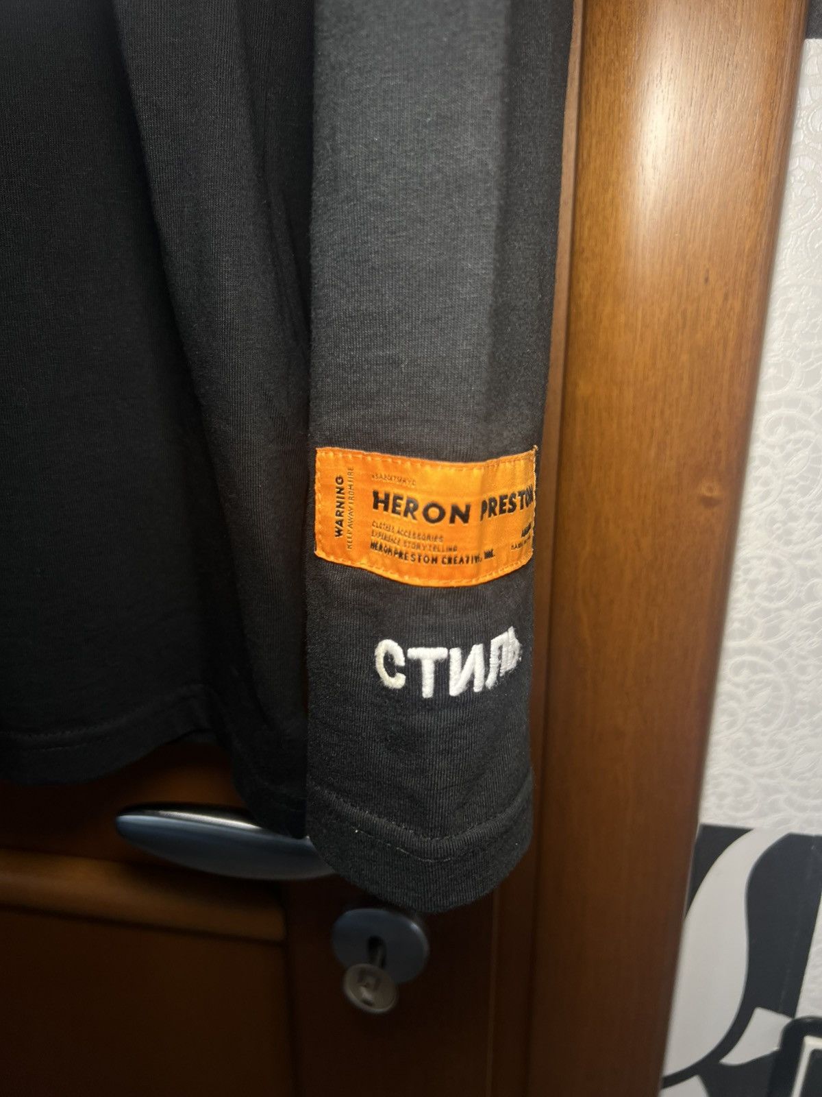 Heron Preston Offers🤝Heron Preston «Стиль» long sleeve with neck ✨ Size US L / EU 52-54 / 3 - 4 Thumbnail