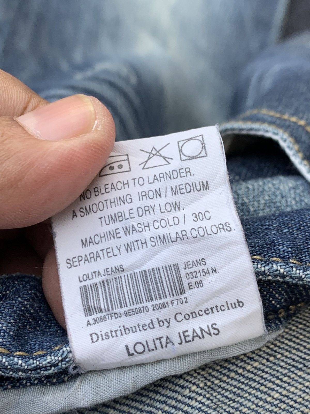 Japanese Brand DISTRESSED FLARE LOLITA JEANS. Size US 34 / EU 50 - 15 Thumbnail