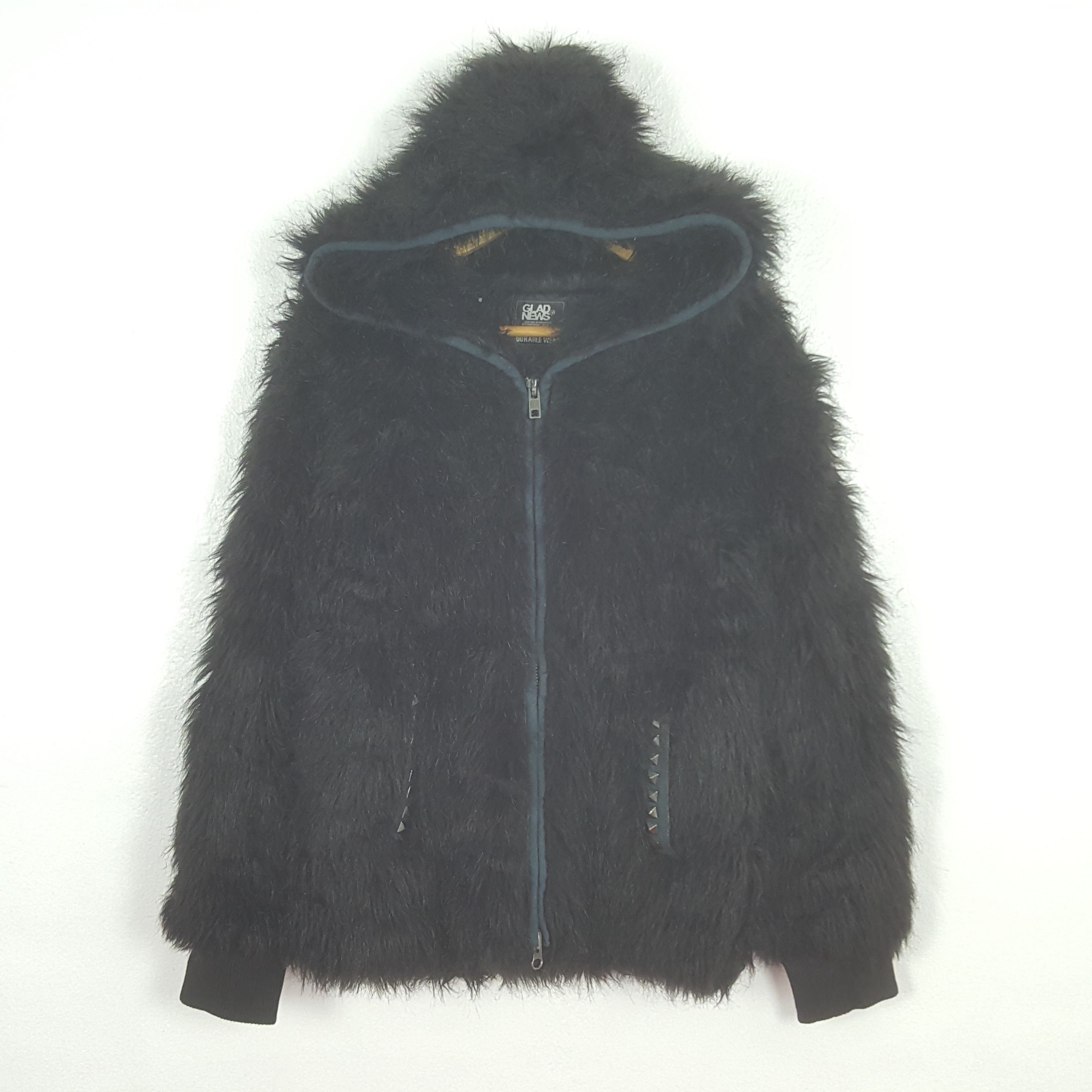 Vintage Vintage Durarle Wear Winter Fox Fur Hoodie Jacket C306N5 Size US S / EU 44-46 / 1 - 1 Thumbnail