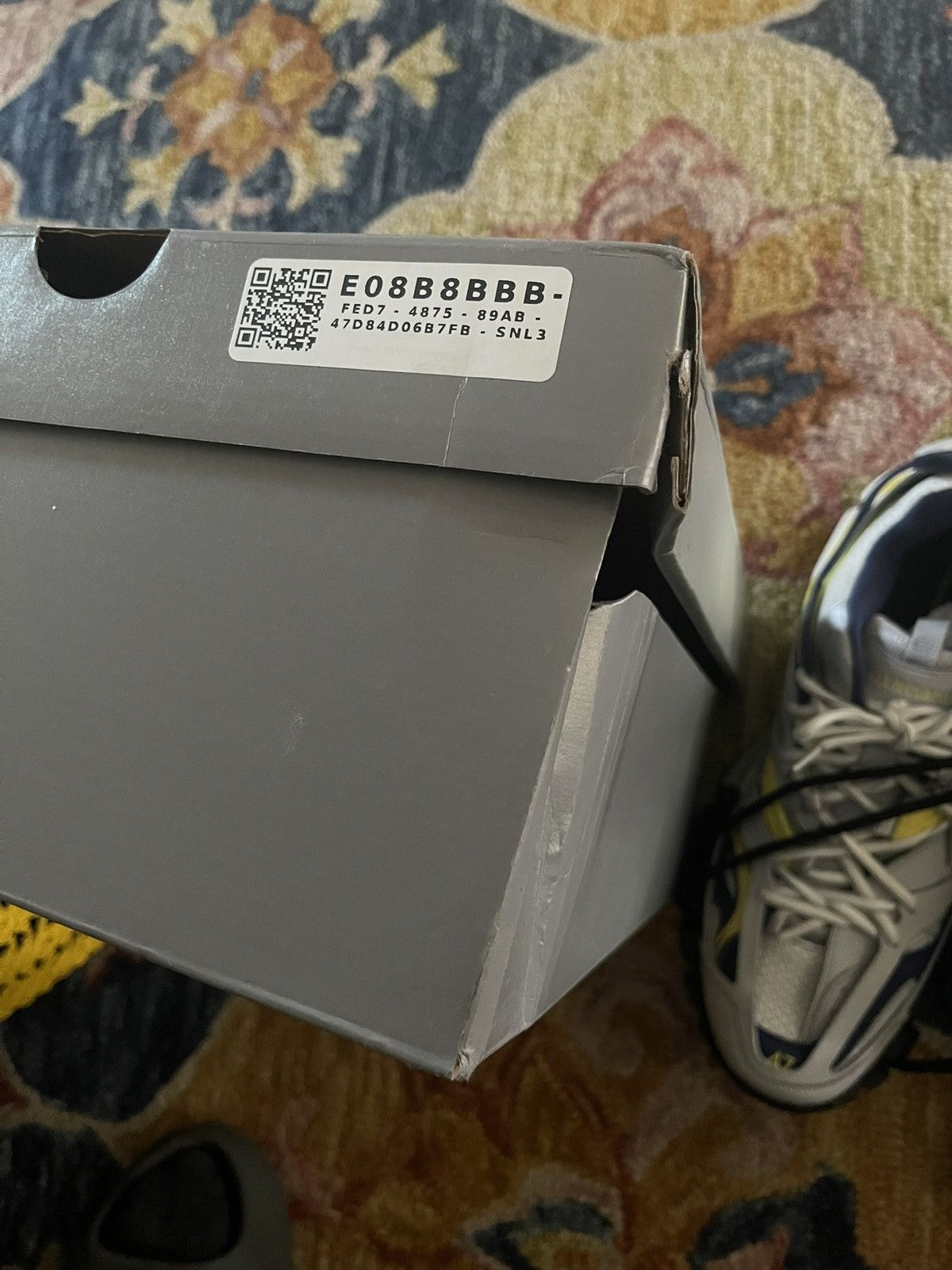 Balenciaga Balenciaga Track Sneakers Navy Yellow Grey Size 47EU / US 14 Size US 14 / EU 47 - 8 Thumbnail