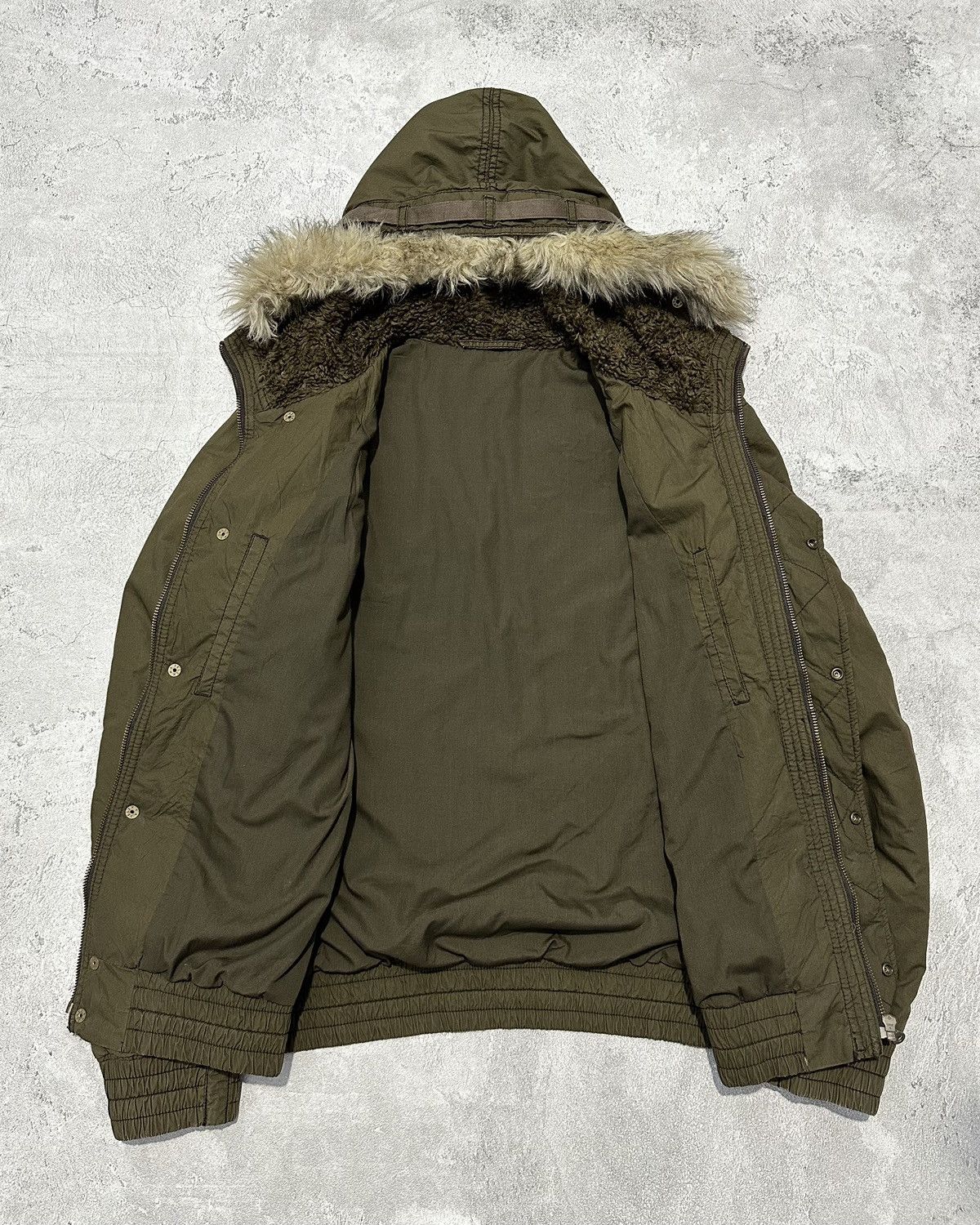 Japanese Brand Vintage Military Uniqlo Faux Fur Jacket Goa Lgb Style Size US M / EU 48-50 / 2 - 6 Thumbnail
